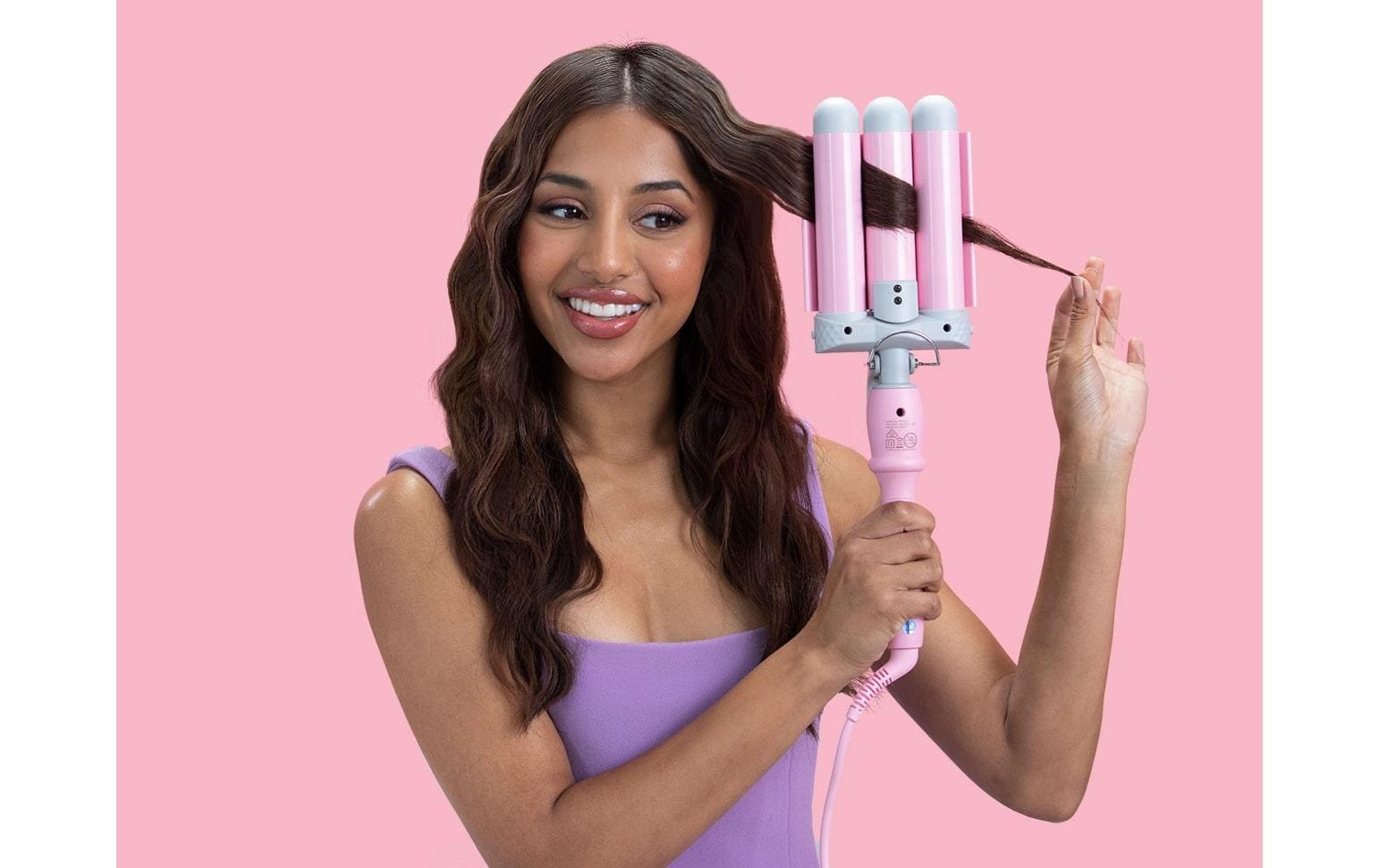 Mermade Hair Welleneisen »Pro Waver 32mm Pink«
