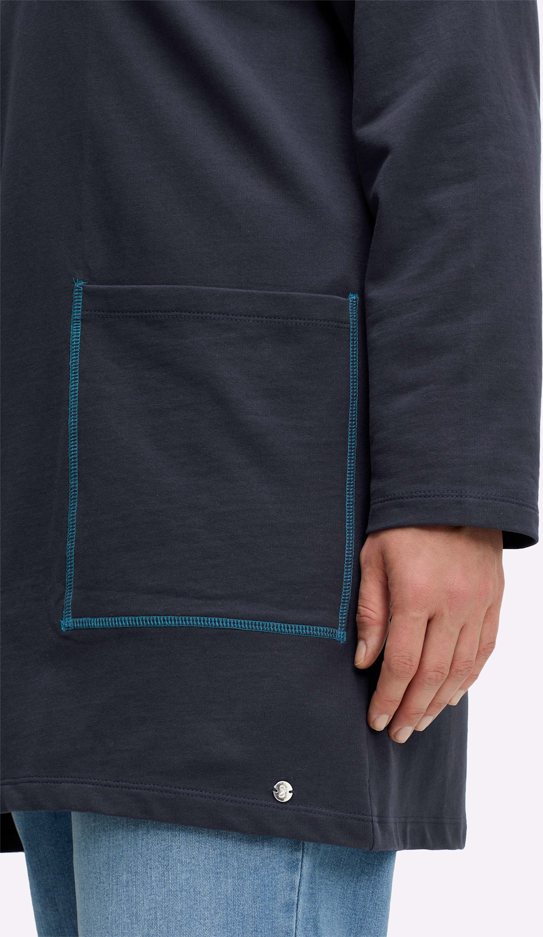 Sheego Shirtjacke »Sweatshirtjacke« 1 Stk. tlg.