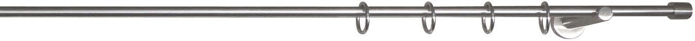 Image of indeko Gardinenstange »Kappe«, 1 läufig-läufig, Wunschmasslänge, edelstahlfarben bei Ackermann Versand Schweiz