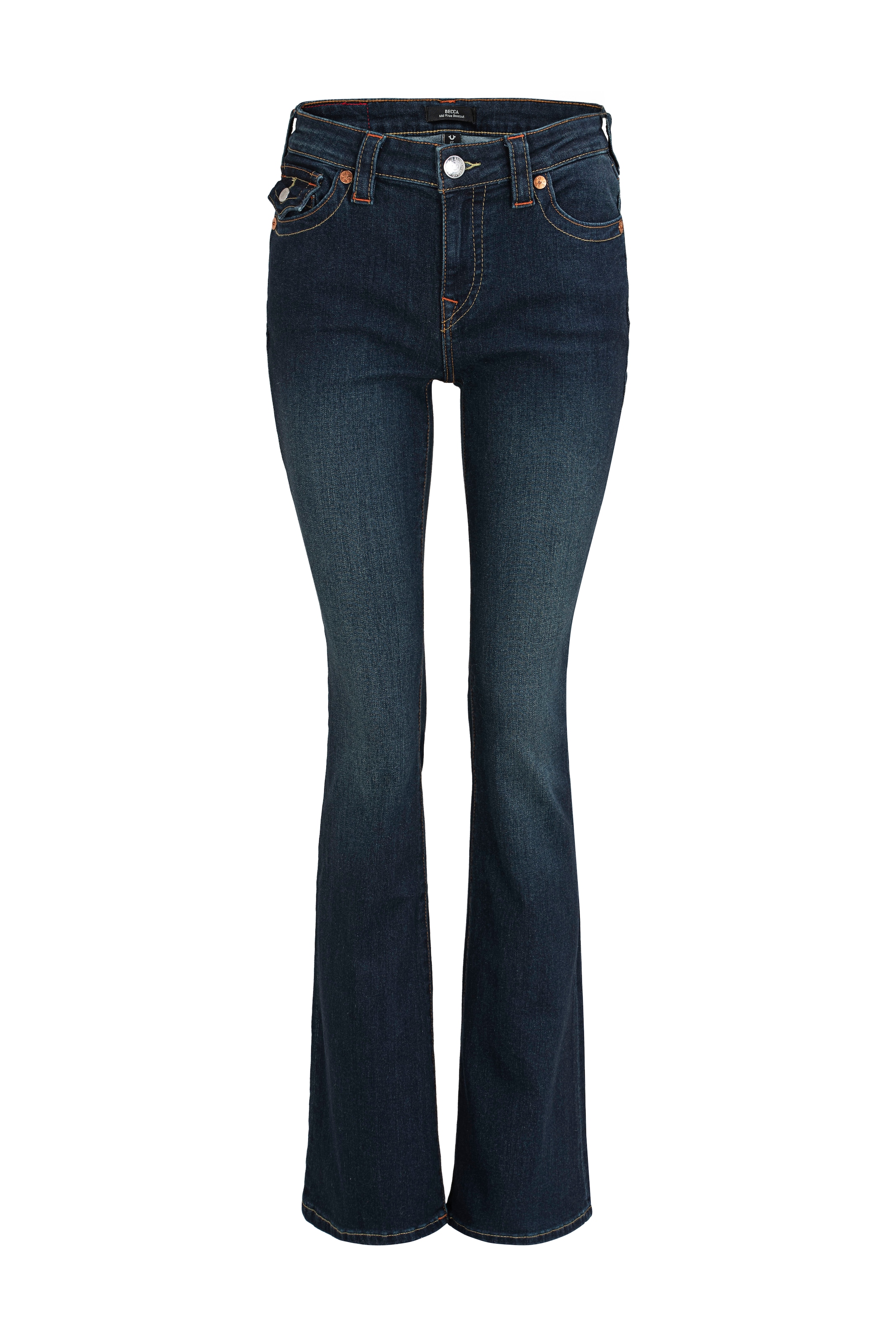 True Religion »BECCA MR BOOTCUT FLAP« Baumwollmischung, bootcut fit