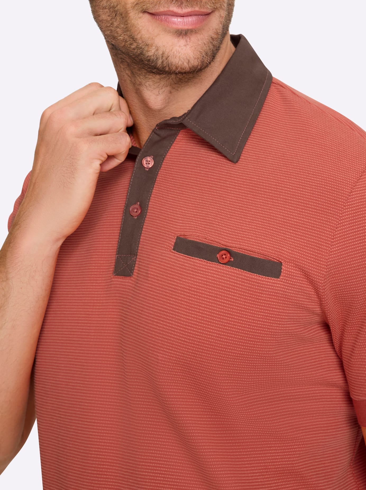 Marco Donati T-shirt à manches courtes »Kurzarm-Poloshirt« 1 pièces