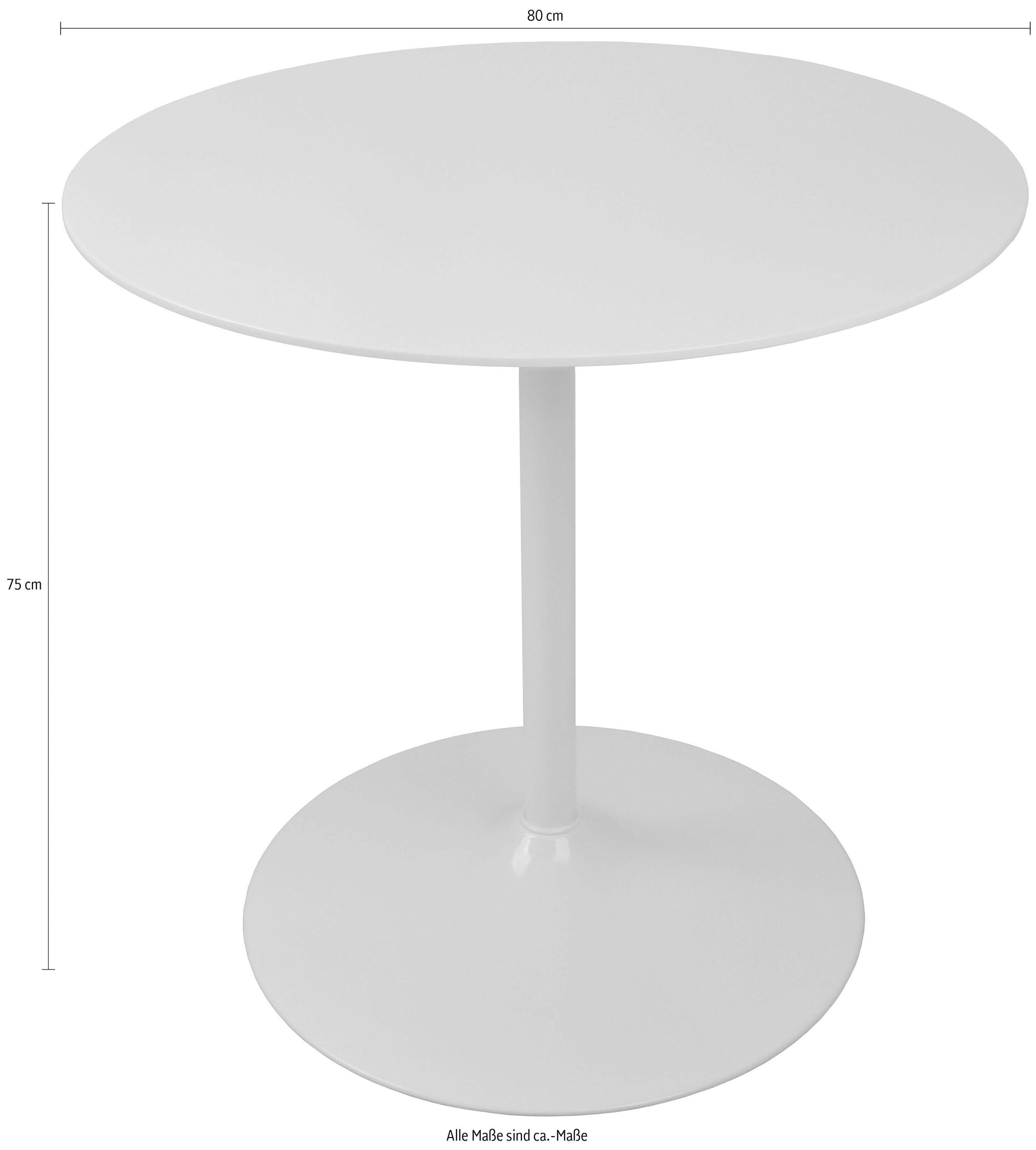 Bistro Tisch, SalesFever kaufen Tulpentisch rund, Esstisch, bequem