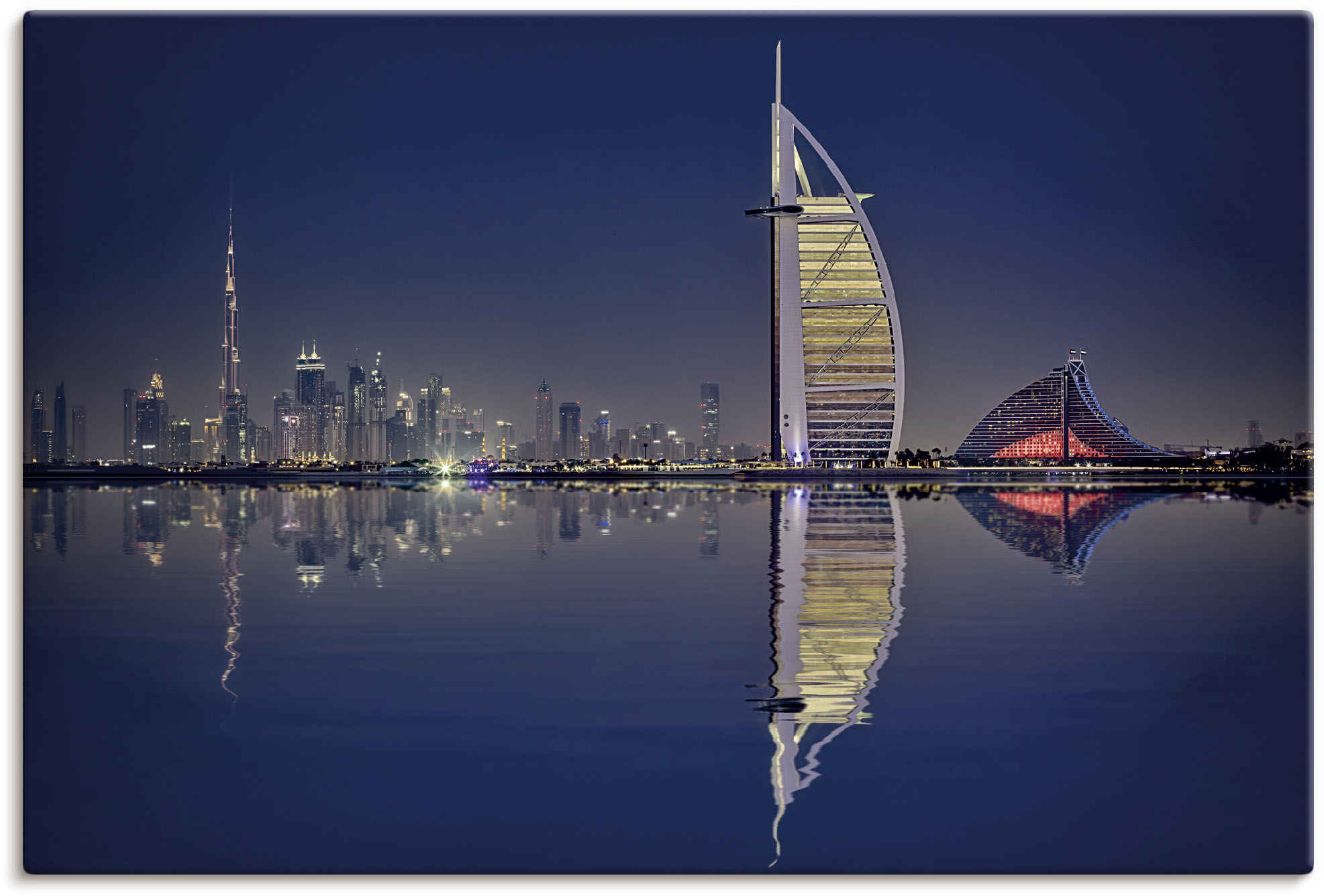 Alubild, Grössen versch. »Dubai Wandaufkleber Wandbild (1 Leinwandbild, in als Artland oder von Asien, Poster kaufen St.), Bilder IV«,