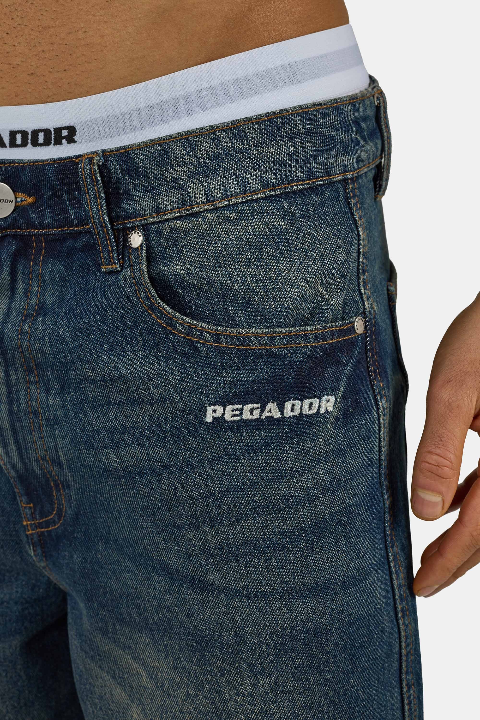 PEGADOR Short en jean »Kolar Jorts« coton, coupe régulière