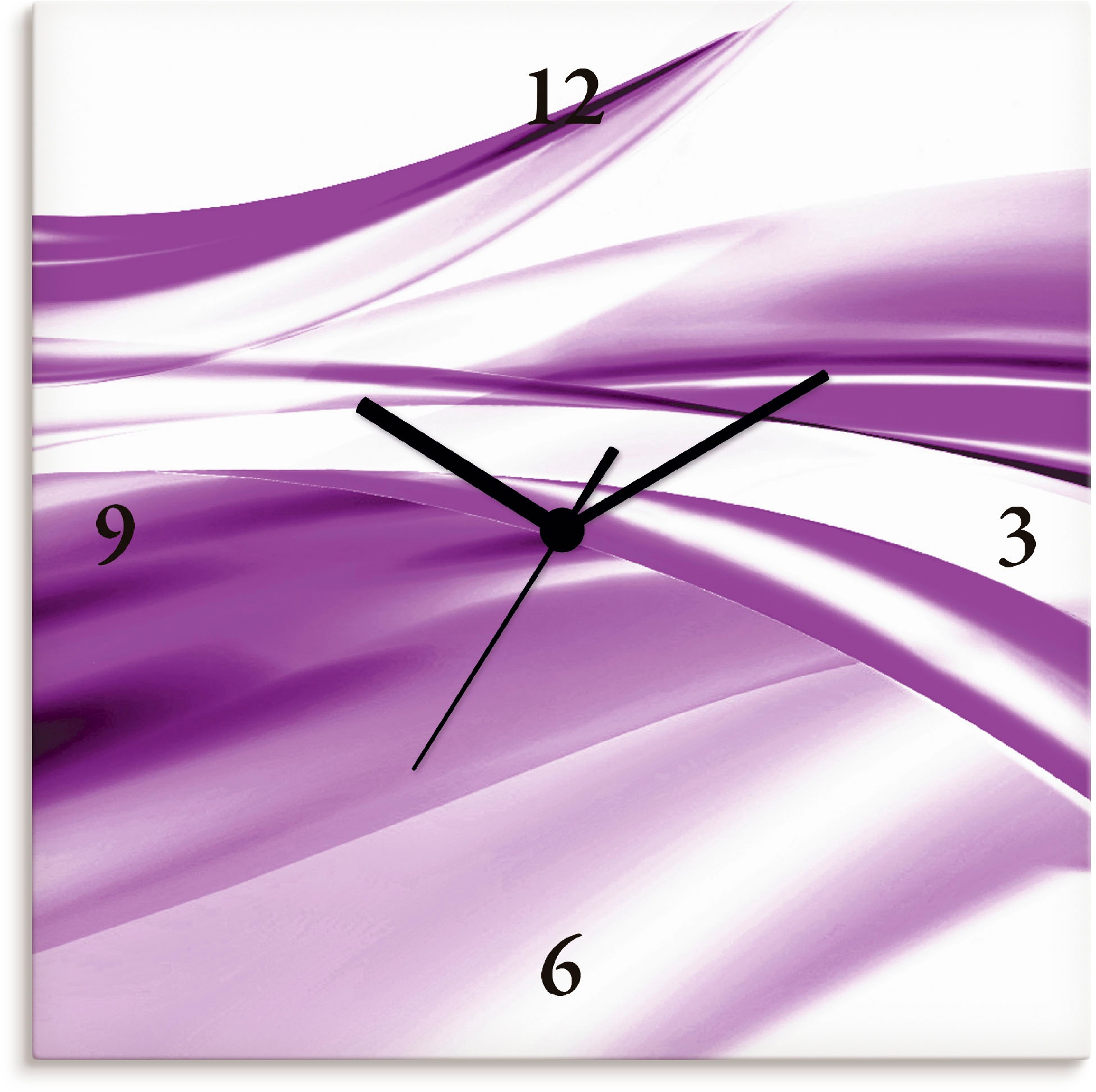 Image of Artland Wanduhr »Schöne Welle - Abstrakt«, lautlos, ohne Tickgeräusche, nicht tickend, geräuschlos - wählbar: Funkuhr o. Quarzuhr, moderne Uhr für Wohnzimmer, Küche etc. - Stil: modern bei Ackermann Versand Schweiz