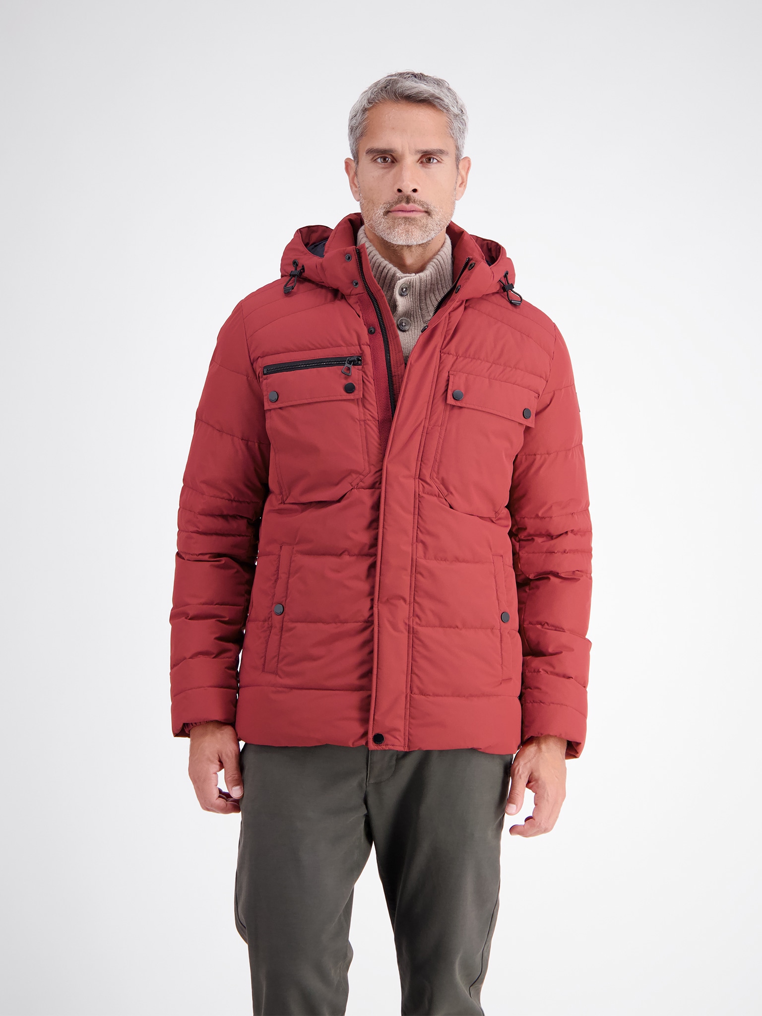 Image of LERROS Steppjacke mit Kapuze Winterjacke mit Kapuze und diversen Taschen