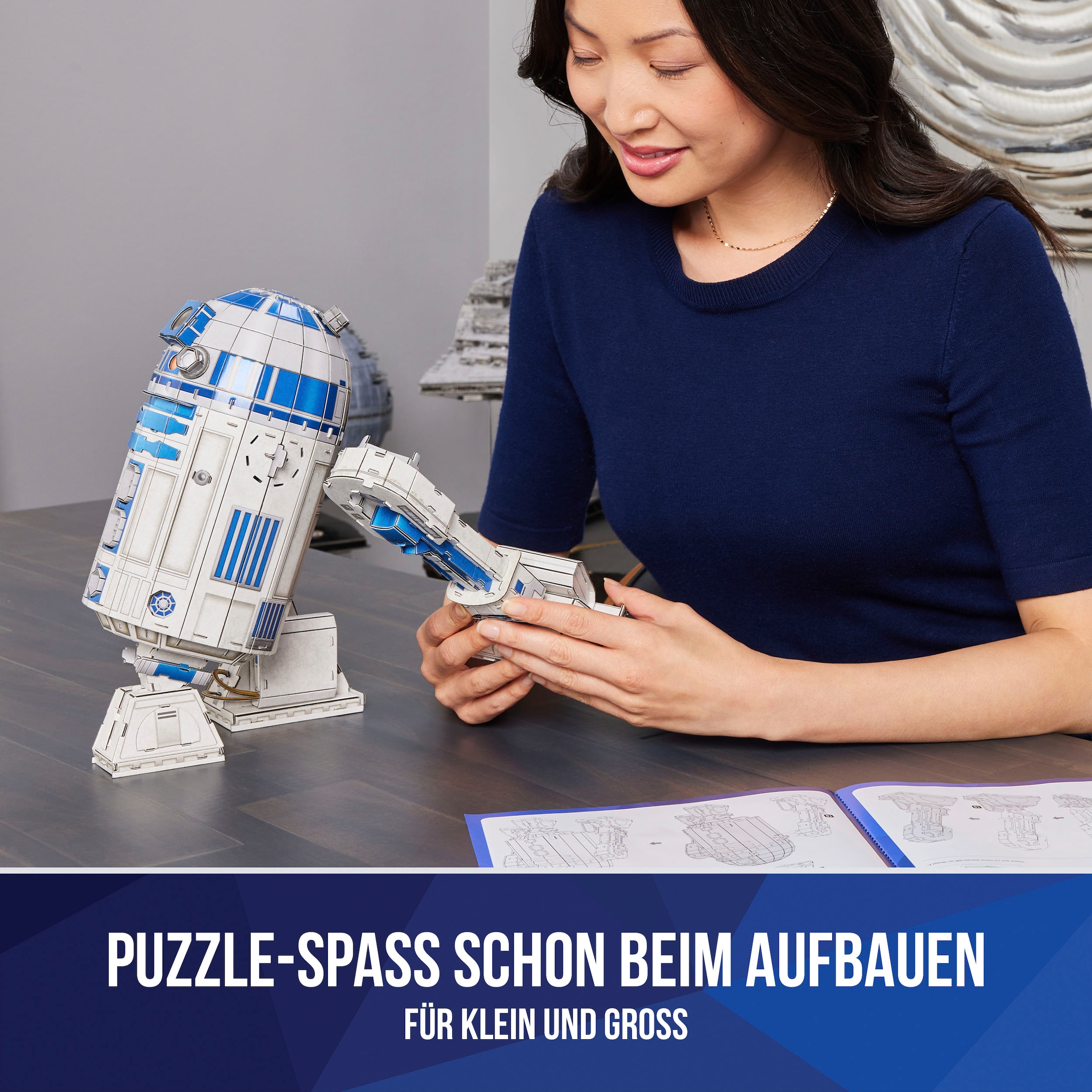 Spin Master Puzzle 3D »4D Build - Star Wars - R2-D2 Roboter«