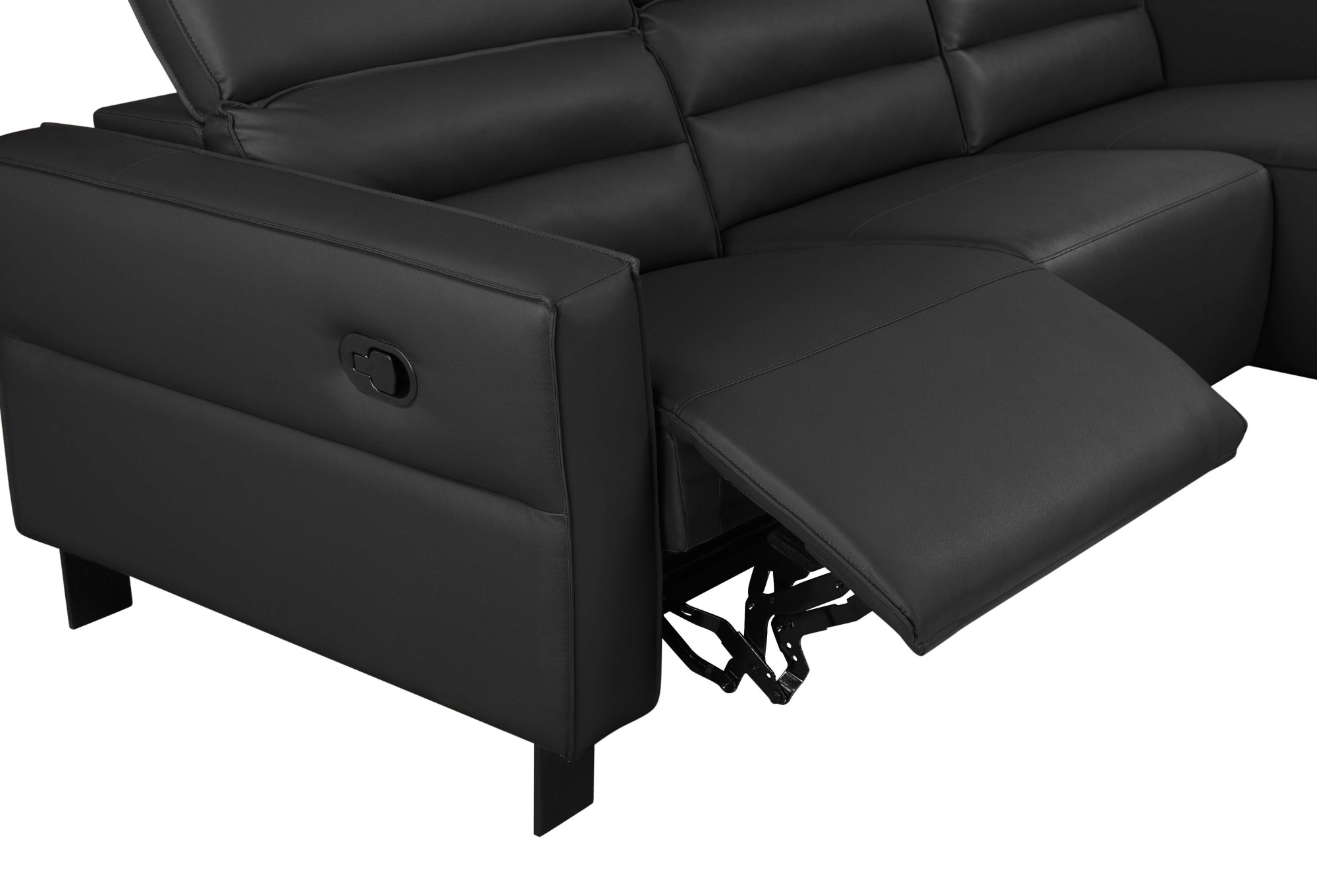 Home affaire Ecksofa »Carpari, L-Form, 263 cm, manuelle o. elektrische Relaxfunktion,« USB A/C und Kopfteilverstellung