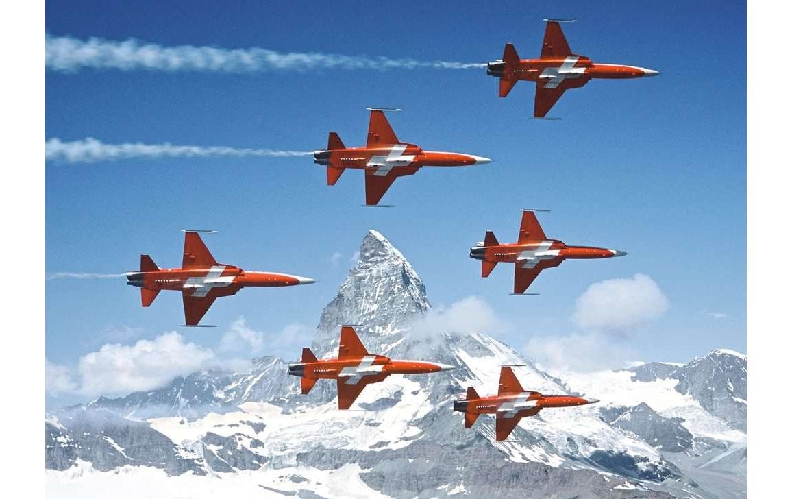 Ravensburger Puzzle »Patrouille Suisse« Klassisches Puzzle