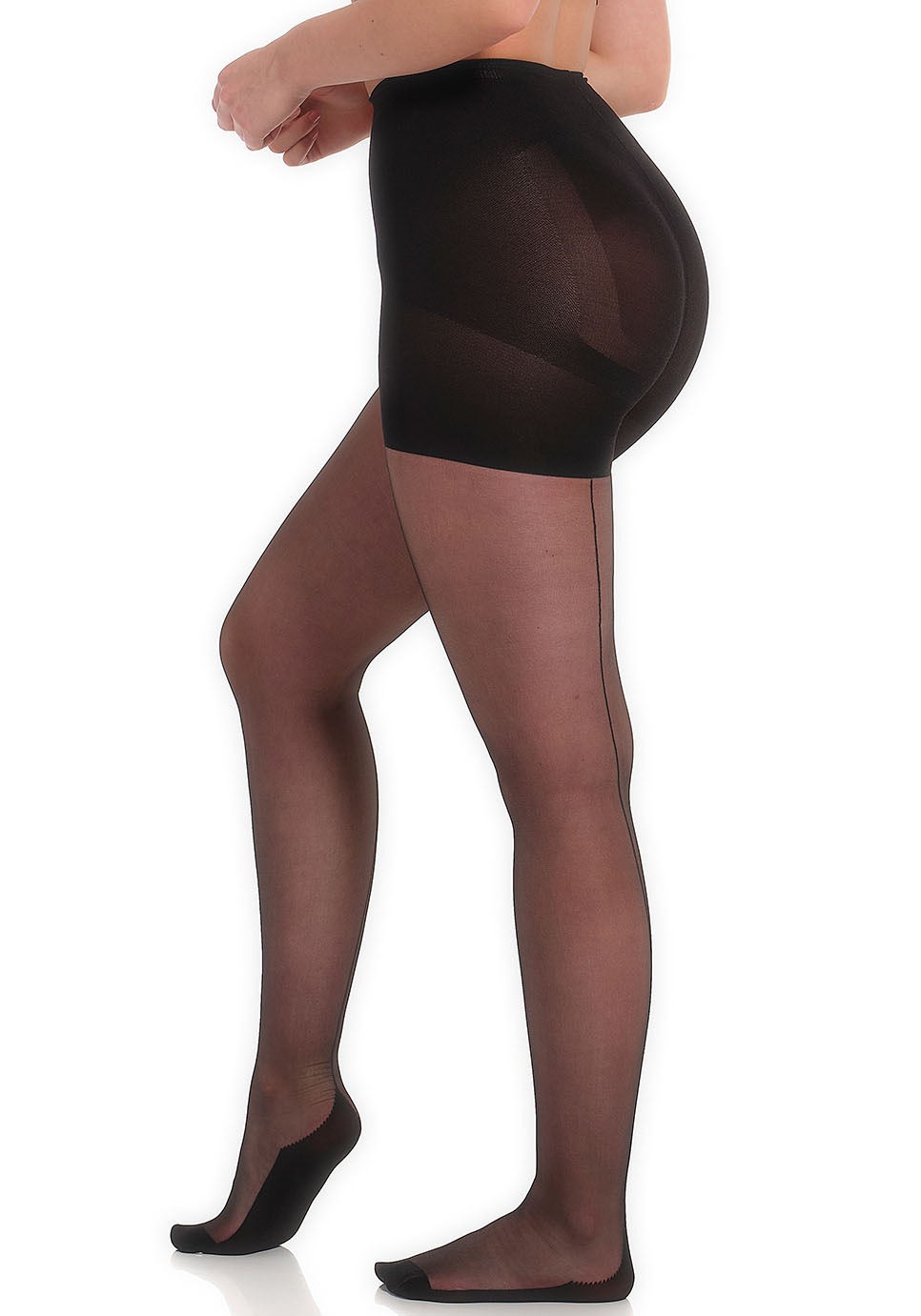 MAGIC Bodyfashion Feinstrumpfhose »SPECTACULAR LEGS«, Shapewearstrumpfhose mit formenden Shorts