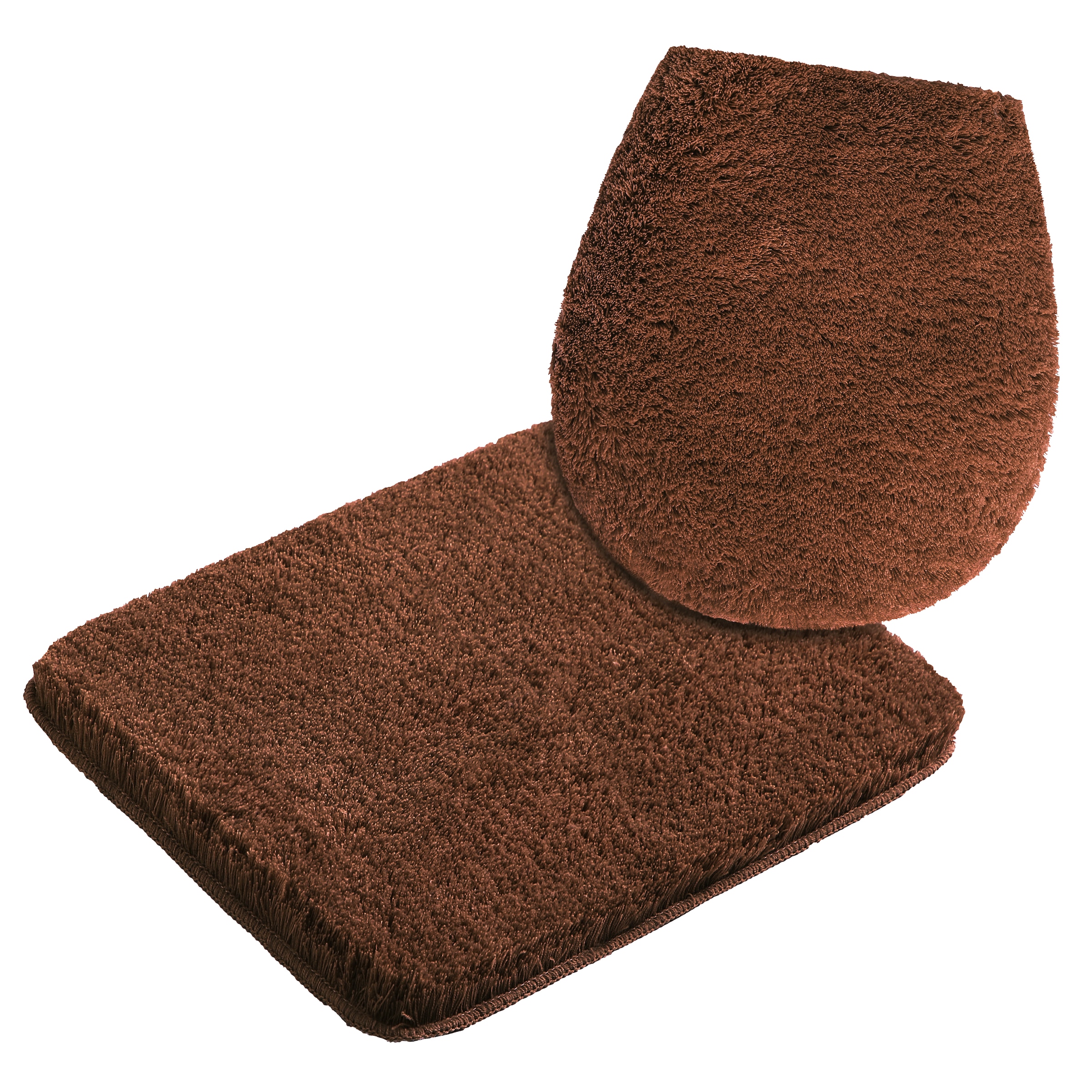 my home Badematte »Merida, Badvorleger, Badezimmer Teppich«, rutschhemmend beschichtet, fussbodenheizungsgeeignet-schnell trocknend-strapazierfähig, Badteppich, Uni Farben, rechteckig, rund & als 2-tlg. Set erhältlich
