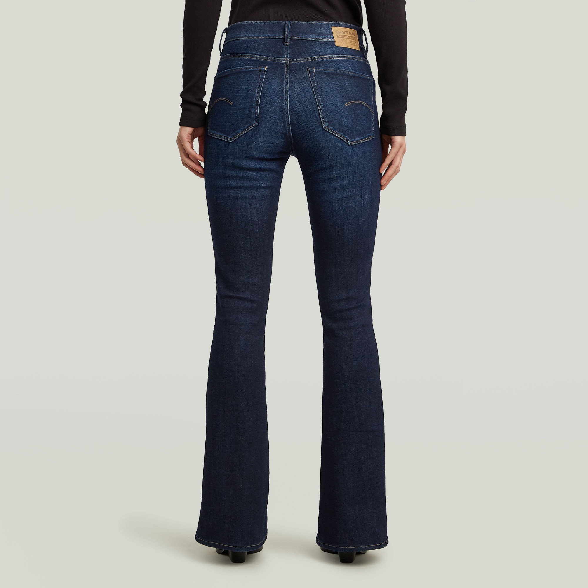 G-STAR Bootcut-Jeans »3301 Flare Wmn« aus Stretch-Denim