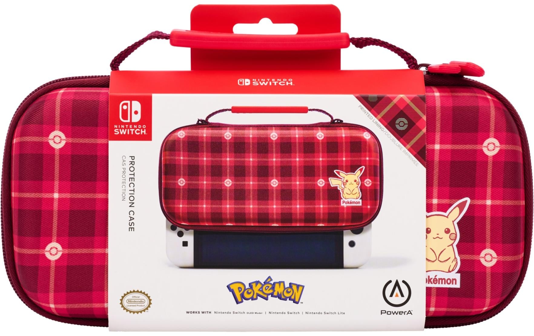 PowerA Nintendo-Schutzhülle »Protection Case Pikachu Plaid«, Nintendo Switch-Nintendo Switch Lite