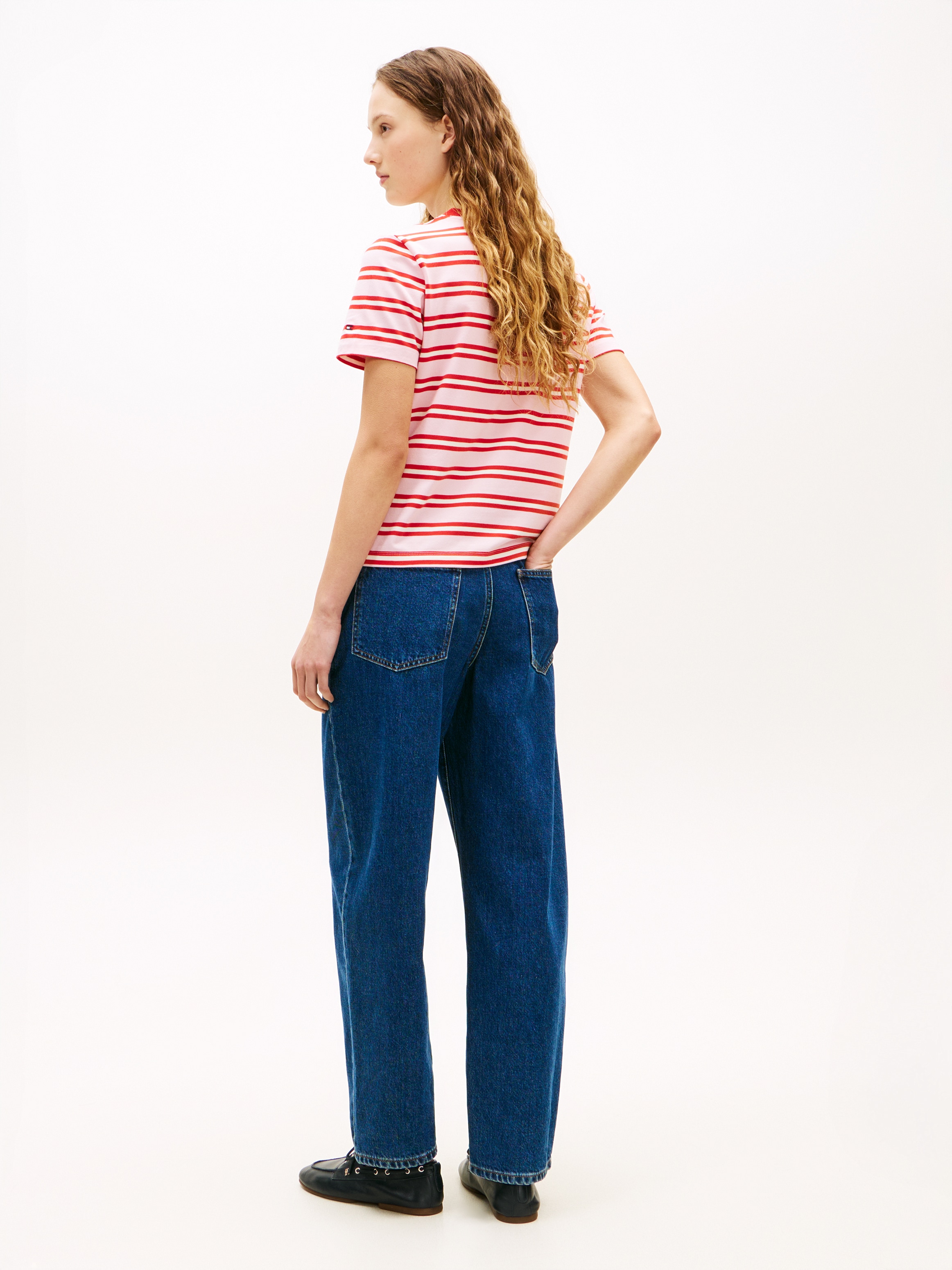 Tommy Hilfiger T-shirt à manches courtes »TH SCRIPT REGULAR C-NECK SHORT SLEEVE TEE«