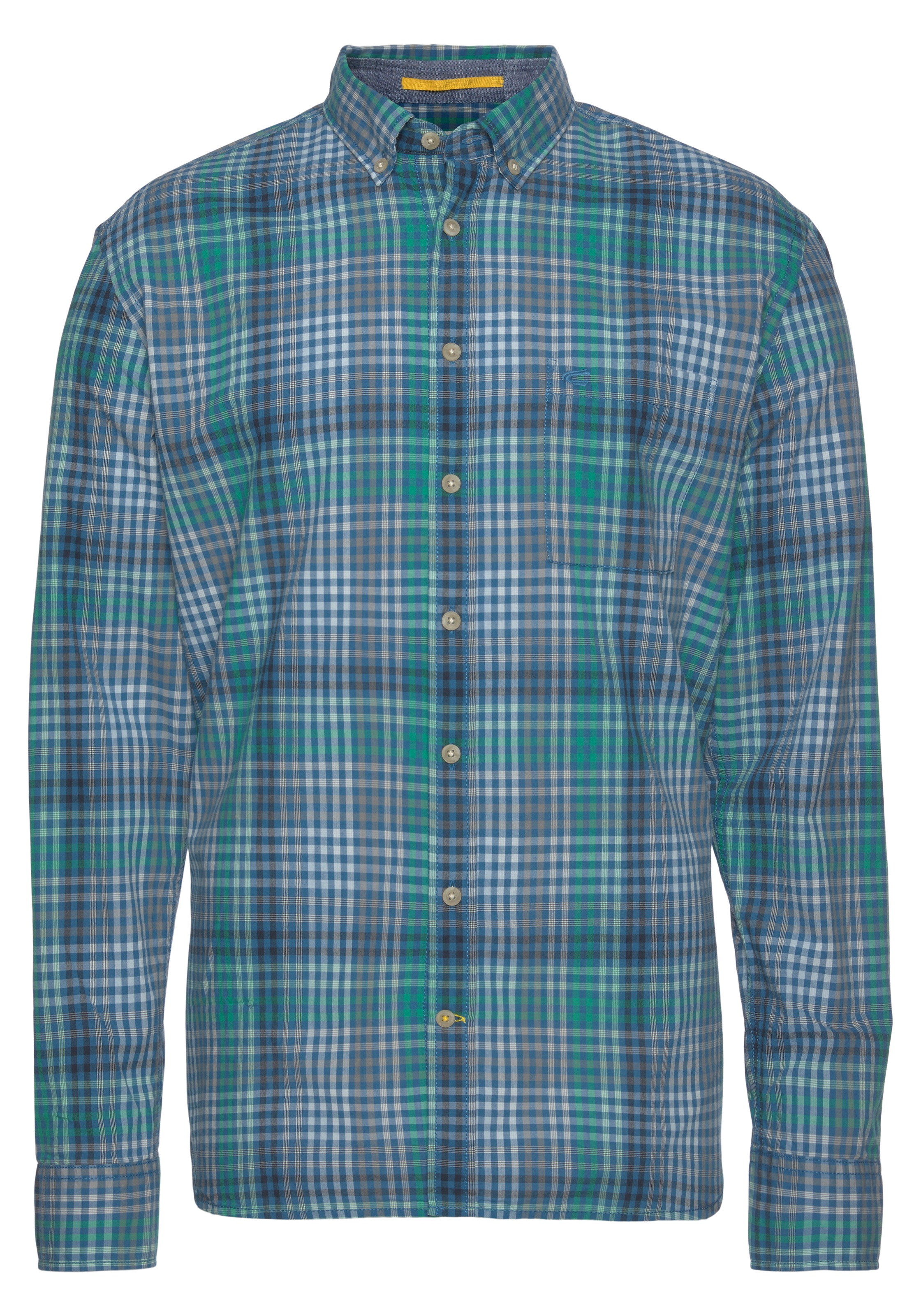 Image of camel active Langarmhemd, mit Karomuster bei Ackermann Versand Schweiz