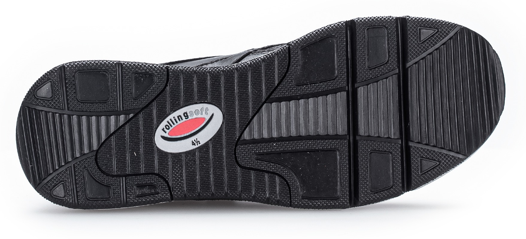Gabor Rollingsoft Keilsneaker, Freizeitschuh, Halbschuh, Schnürschuh, Logoschriftzug an der Ferse