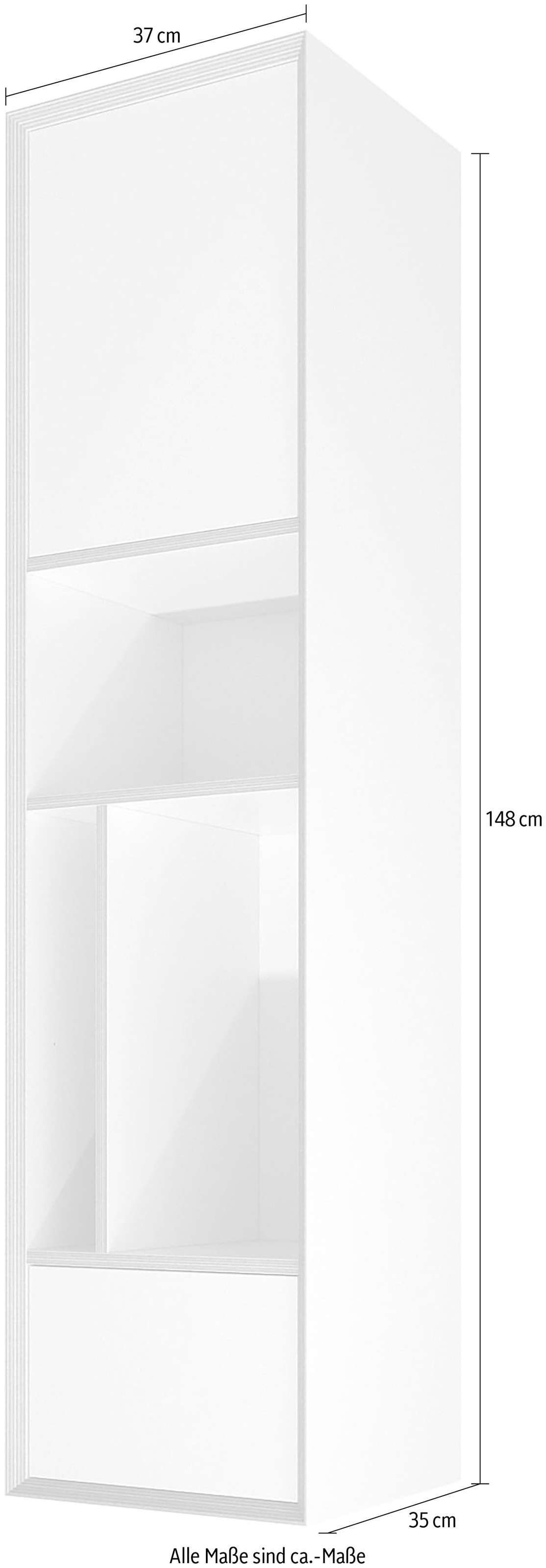 Müller SMALL LIVING Mehrzweckschrank »VERTICO VERTICAL ONE«