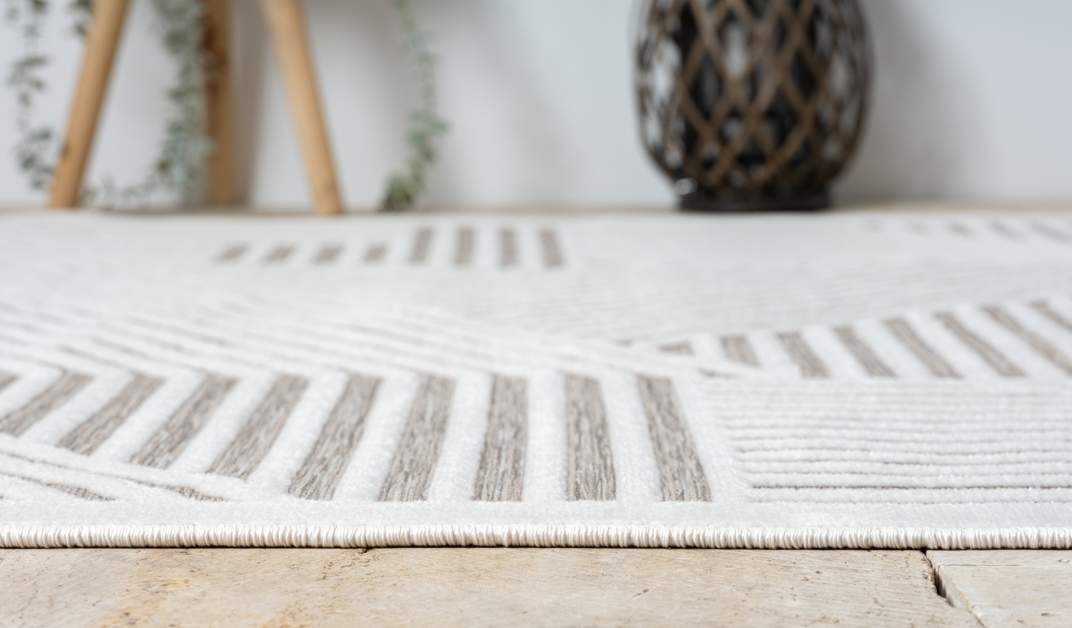 Myflair Möbel & Accessoires Teppich »Vill, LAGERRÄUMUNG!« rechteckig 8 mm Höhe modernes Design, Hoch-Tief Effekt, Outdoor geeignet, Balkon, Terrasse