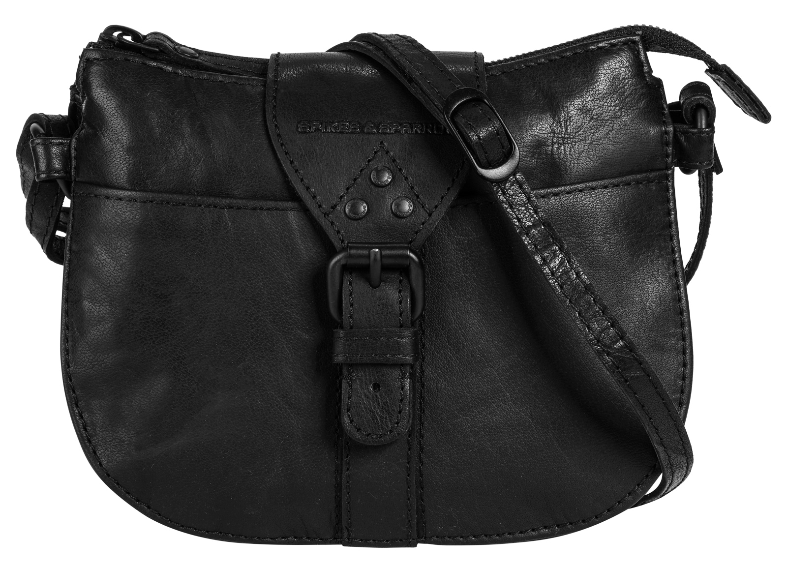 Spikes & Sparrow Umhängetasche »SPIKES & SPARROW Damen echt Leder« echt Leder