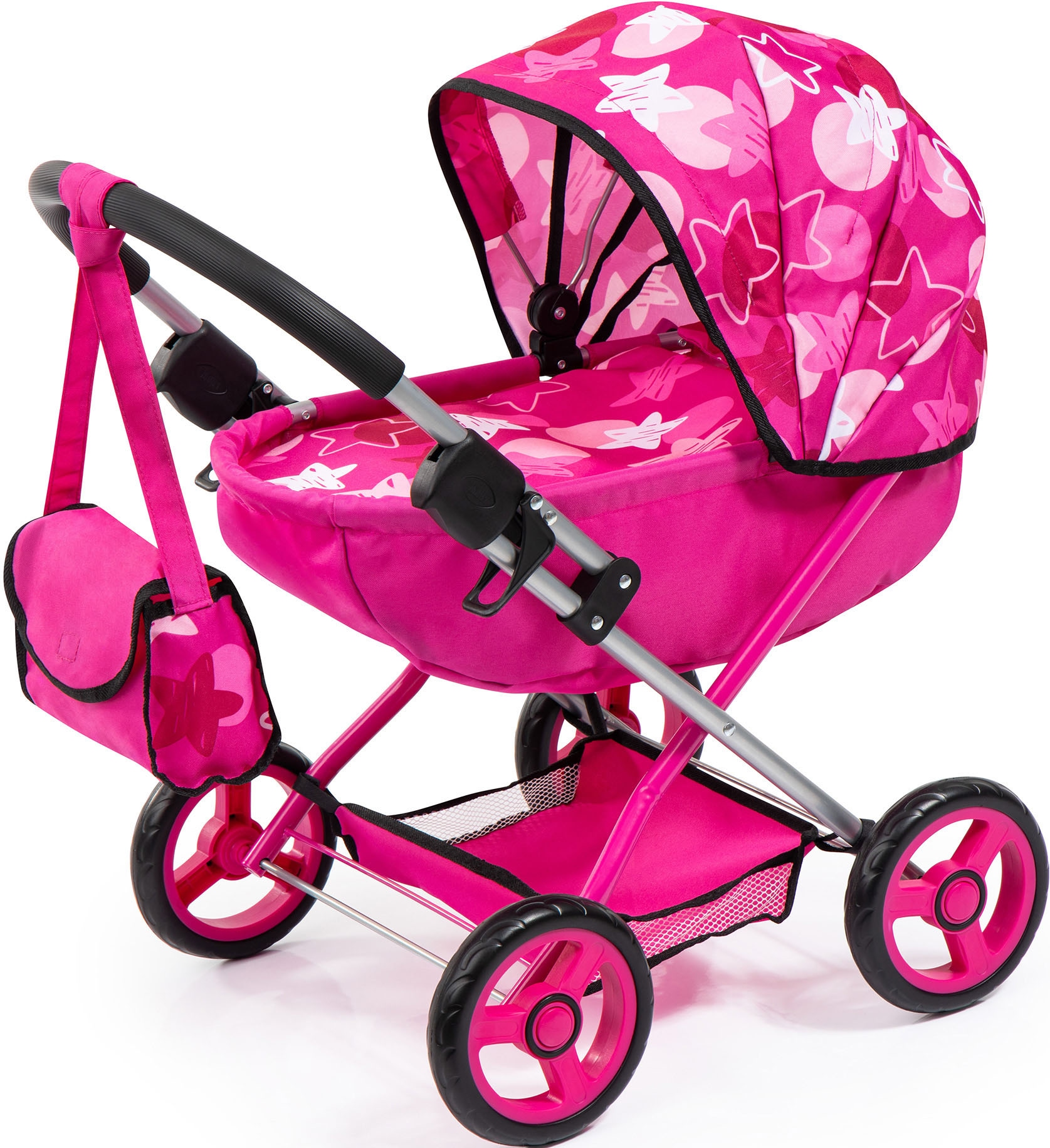 Image of Bayer Puppenwagen »Cosy, pink/Sterne« bei Ackermann Versand Schweiz