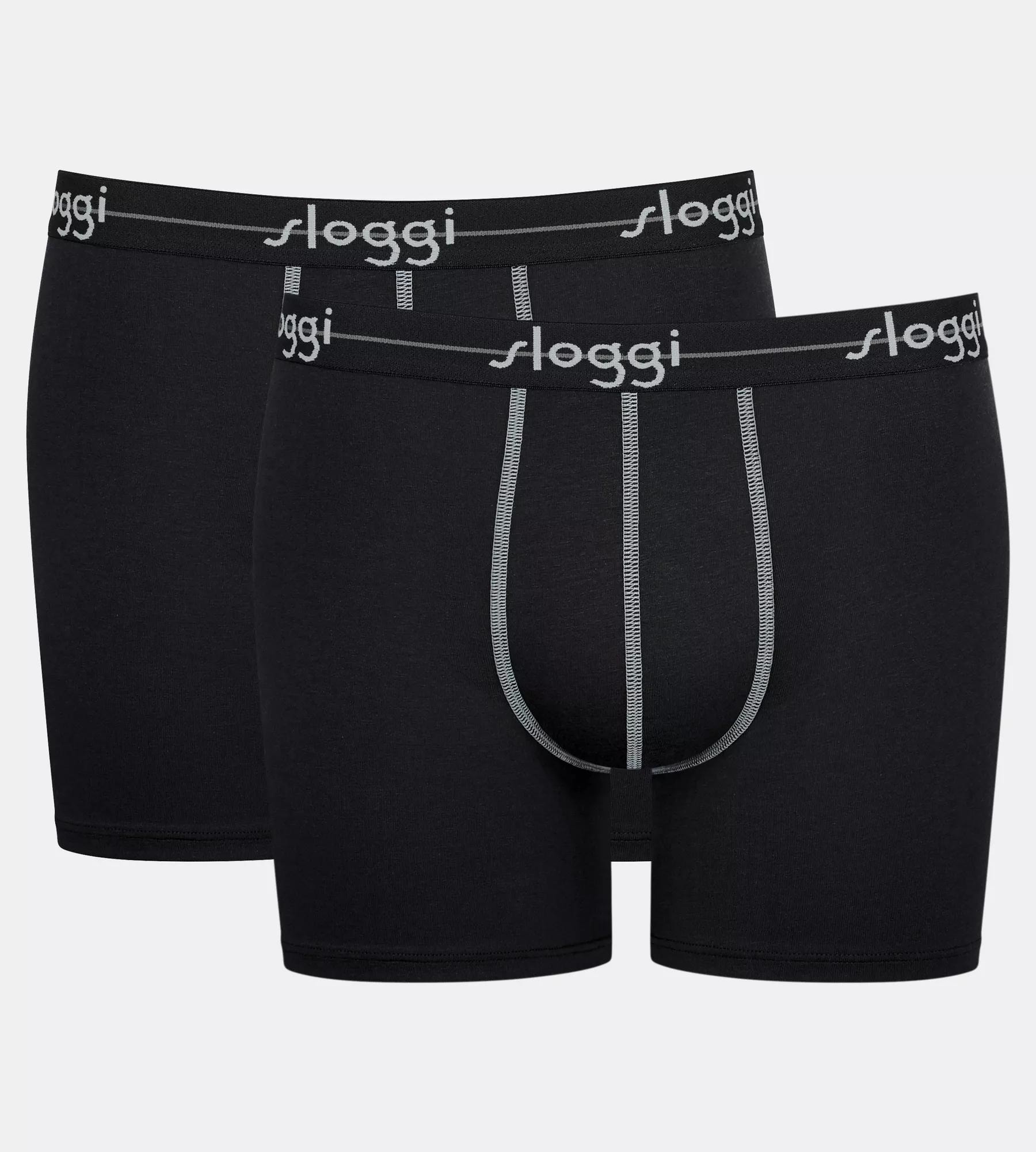 Image of sloggi Boxershorts "men Start" 2er Pack, ohne Eingriff, extra weiches Taillenband, Single-Jersey Qualität