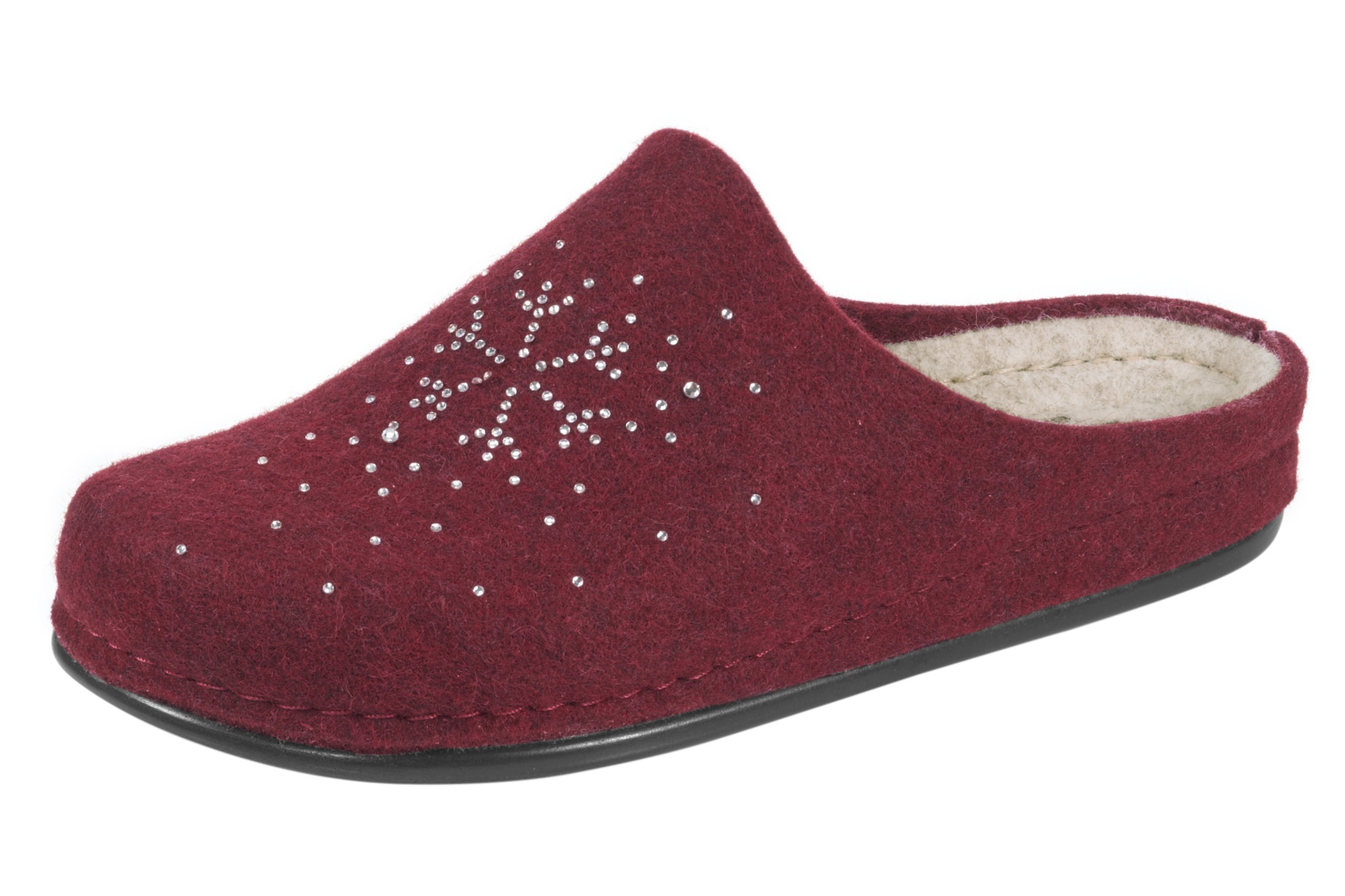 Hausschuh Schneeflocke