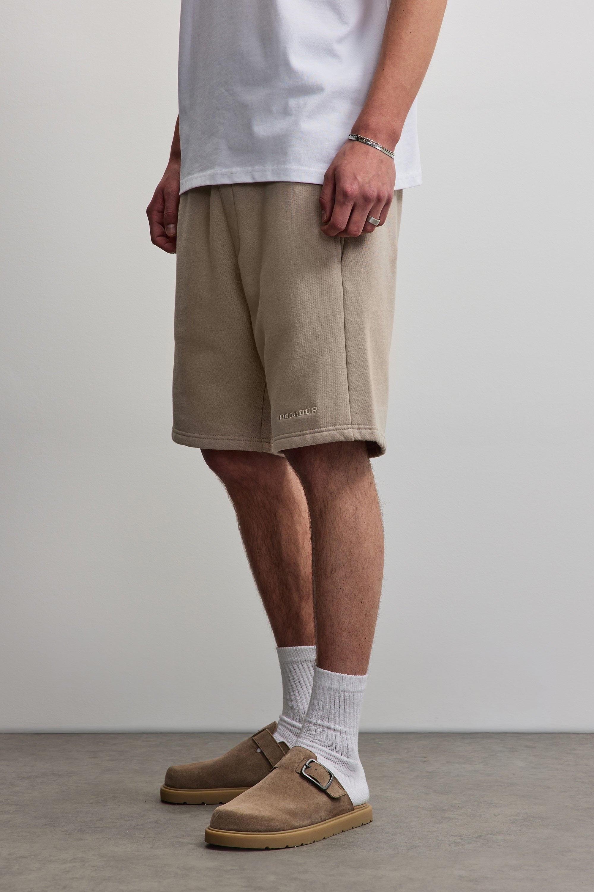PEGADOR Sweatshorts »LOGO HEAVY SWEAT SHORTS«  Baumwollmischung, regular fit