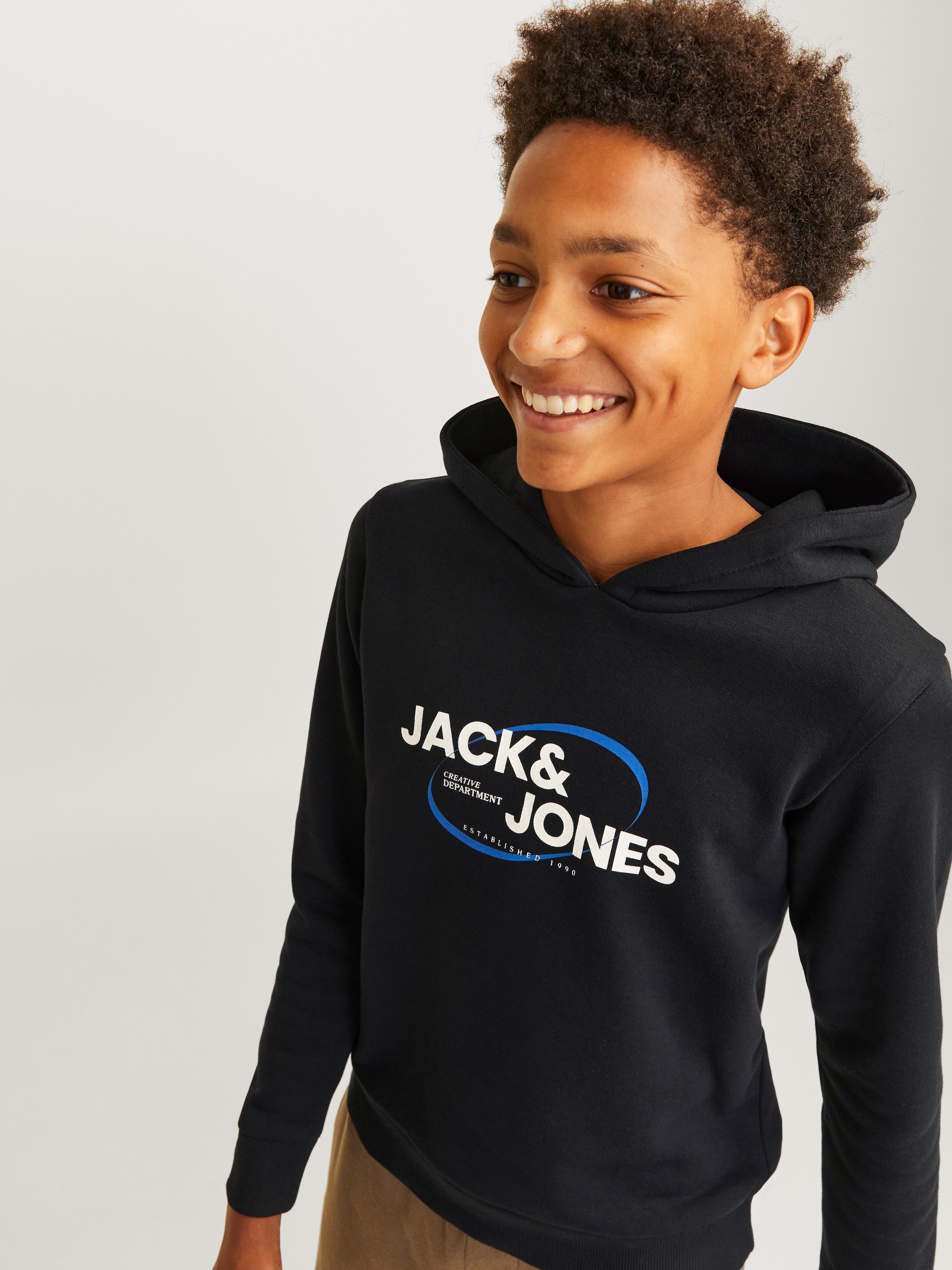 Jack & Jones Junior Kapuzensweatshirt »JCORAY BRANDING SWEAT HOOD FST JNR«