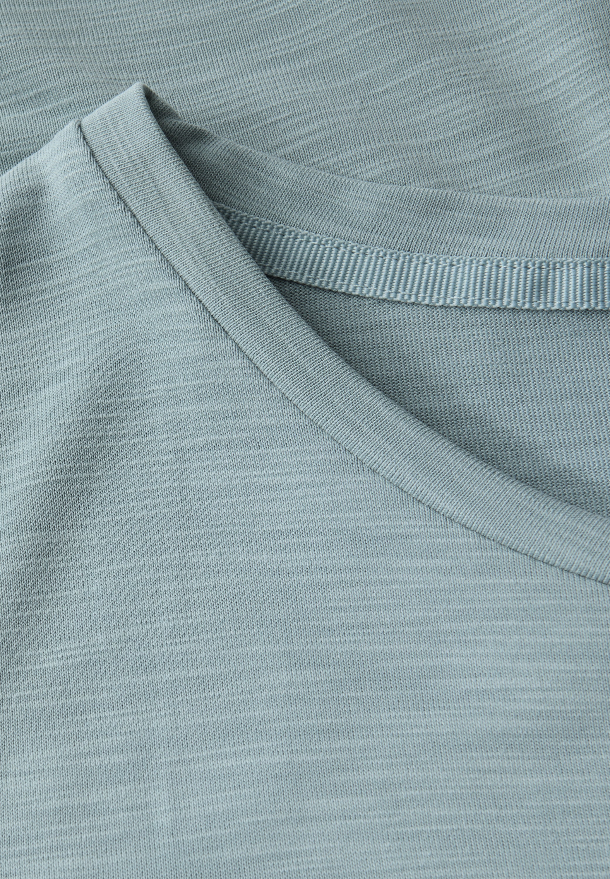 STREET ONE T-Shirt, mit Wording und Schmucksteinen