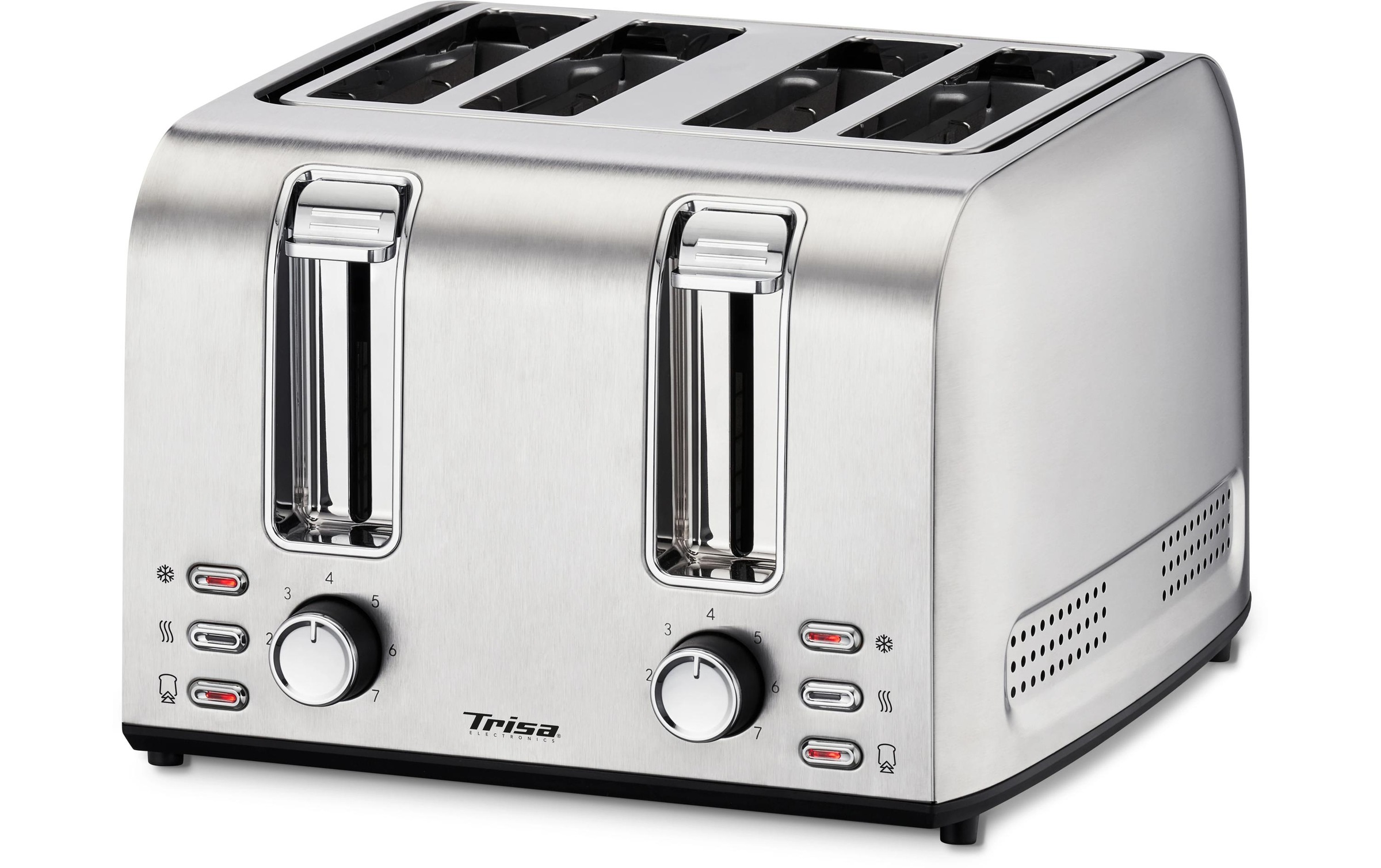 Trisa Toaster »Toast 4 All Edelstahl«, 4 Schlitze, für 4 Scheiben, 1500 W
