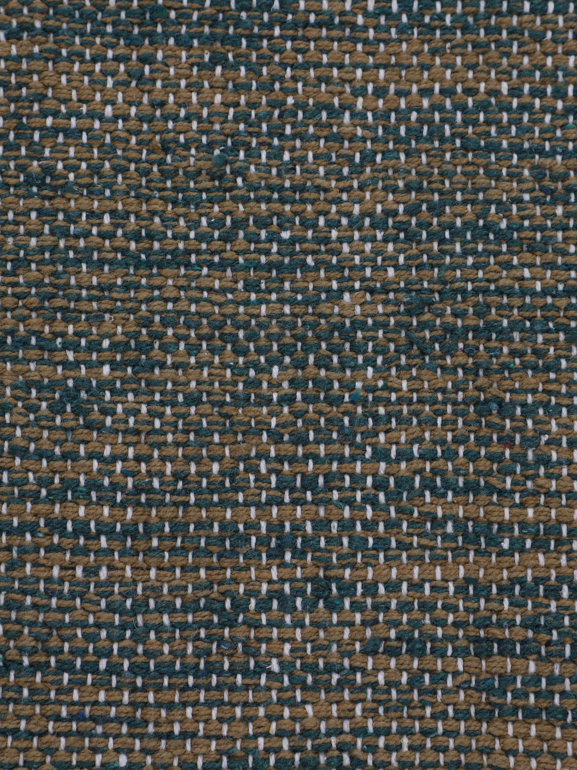 carpetfine Teppich »Kelim Azizi«, rechteckig, 5 mm Höhe, Baumwolle, Wendeteppich mit Fransen, Wohnzimmer