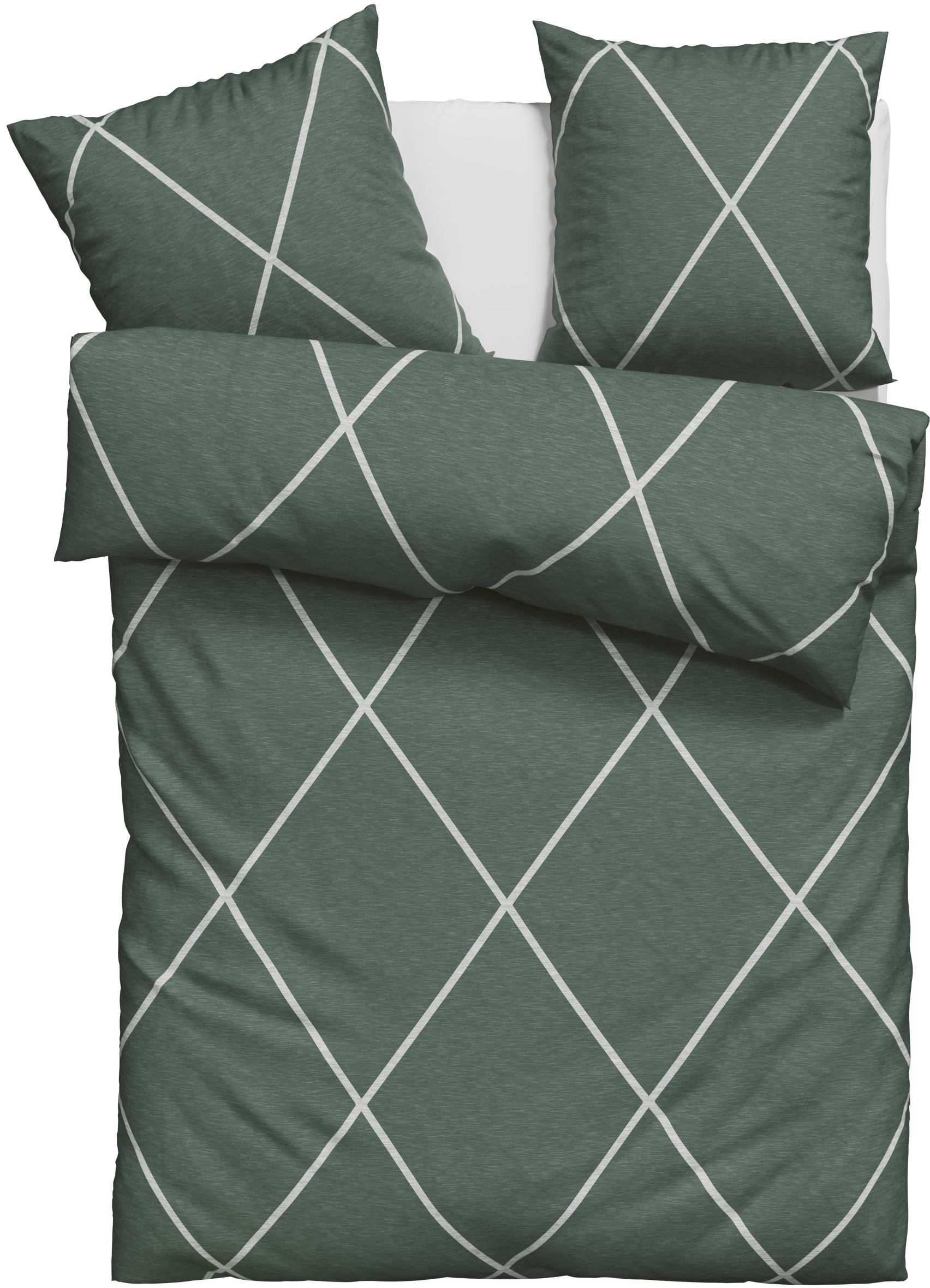 GOODproduct Linge de lit »Belle« 2 qualité Renforcé, fermeture éclair