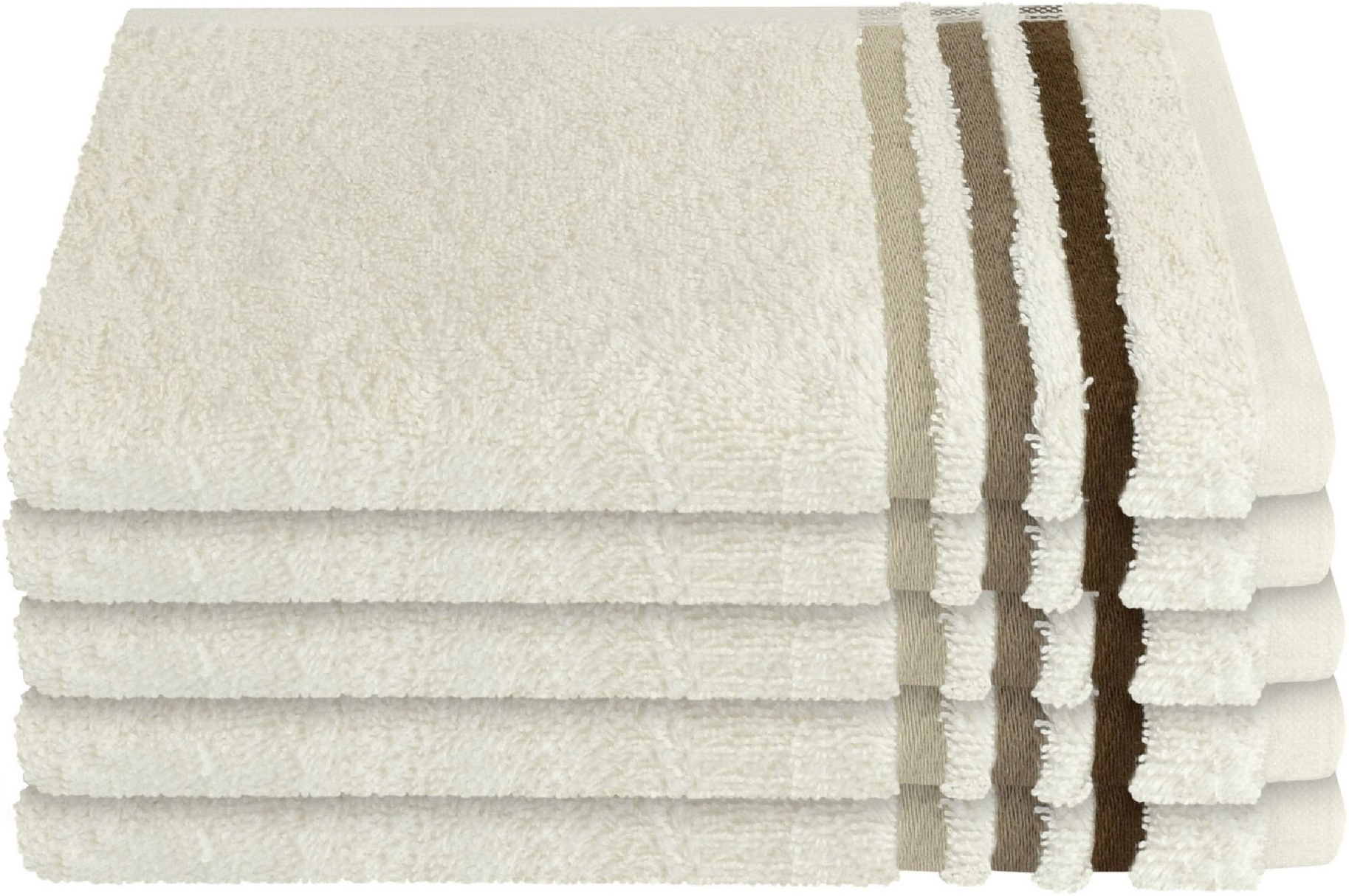 Schiesser Gaestehandtuecher »Skyline Color aus 100 % Baumwolle mit eleganter Streifenbordüre« MADE IN GREEN by OEKO-TEX®