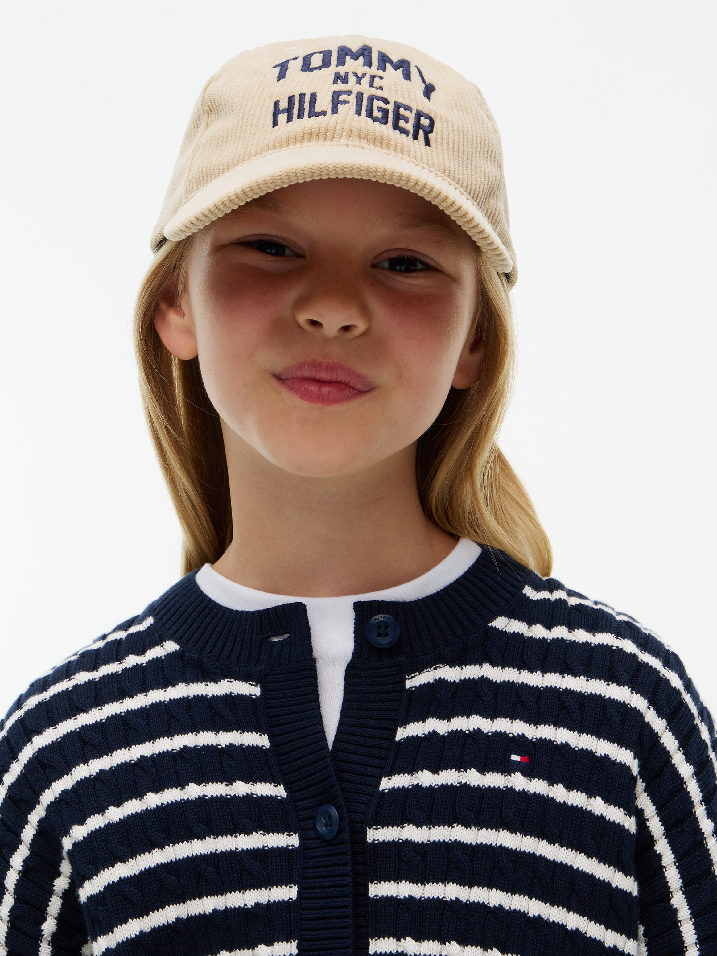 Tommy Hilfiger Strickjacke »CABLE CARDIGAN« Rundhalsausschnitt, Regular Fit, Knopfleiste, für Kinder bis 16 Jahre