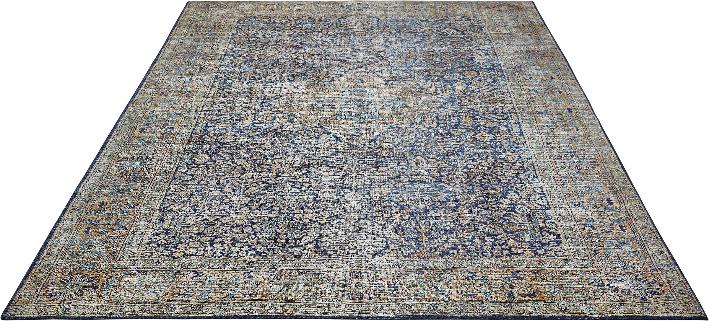 Image of Barbara Becker Teppich »Loft 2«, rechteckig, 7 mm Höhe, Kurzflor, Orient-Optik, Vintage Design, waschbar, ideal im Wohnzimmer & Schlafzimmer bei Ackermann Versand Schweiz