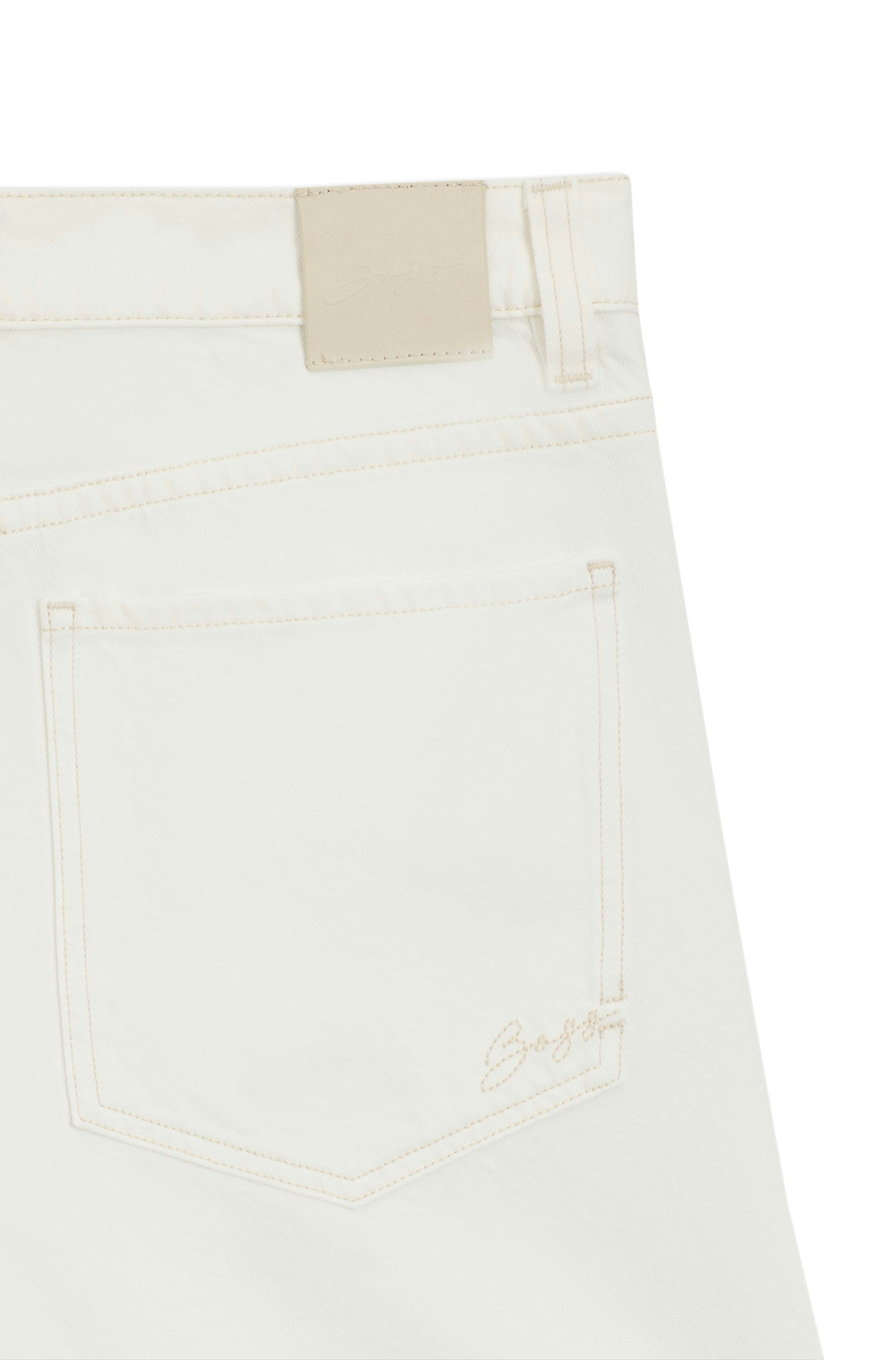 BOSS ORANGE Jeans Relax-fit »SLOUCHY MR 2.0 Premium Damenmode« Wide Leg avec taille moyenne, denim rigide