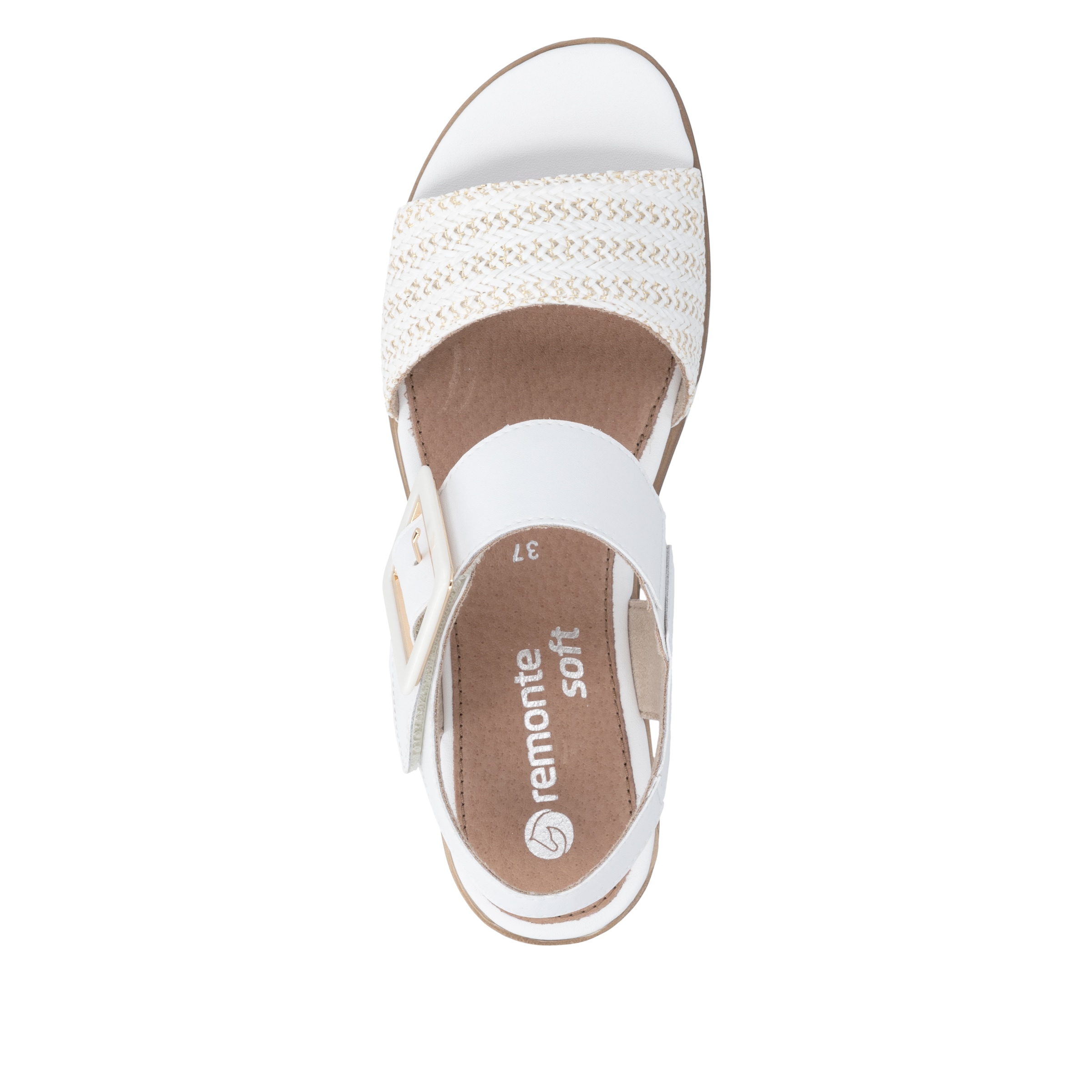 Remonte »ELLE-Collection«  Sommerschuh, Sandale, Bequemschuh mit Klett unter der Zierschnalle