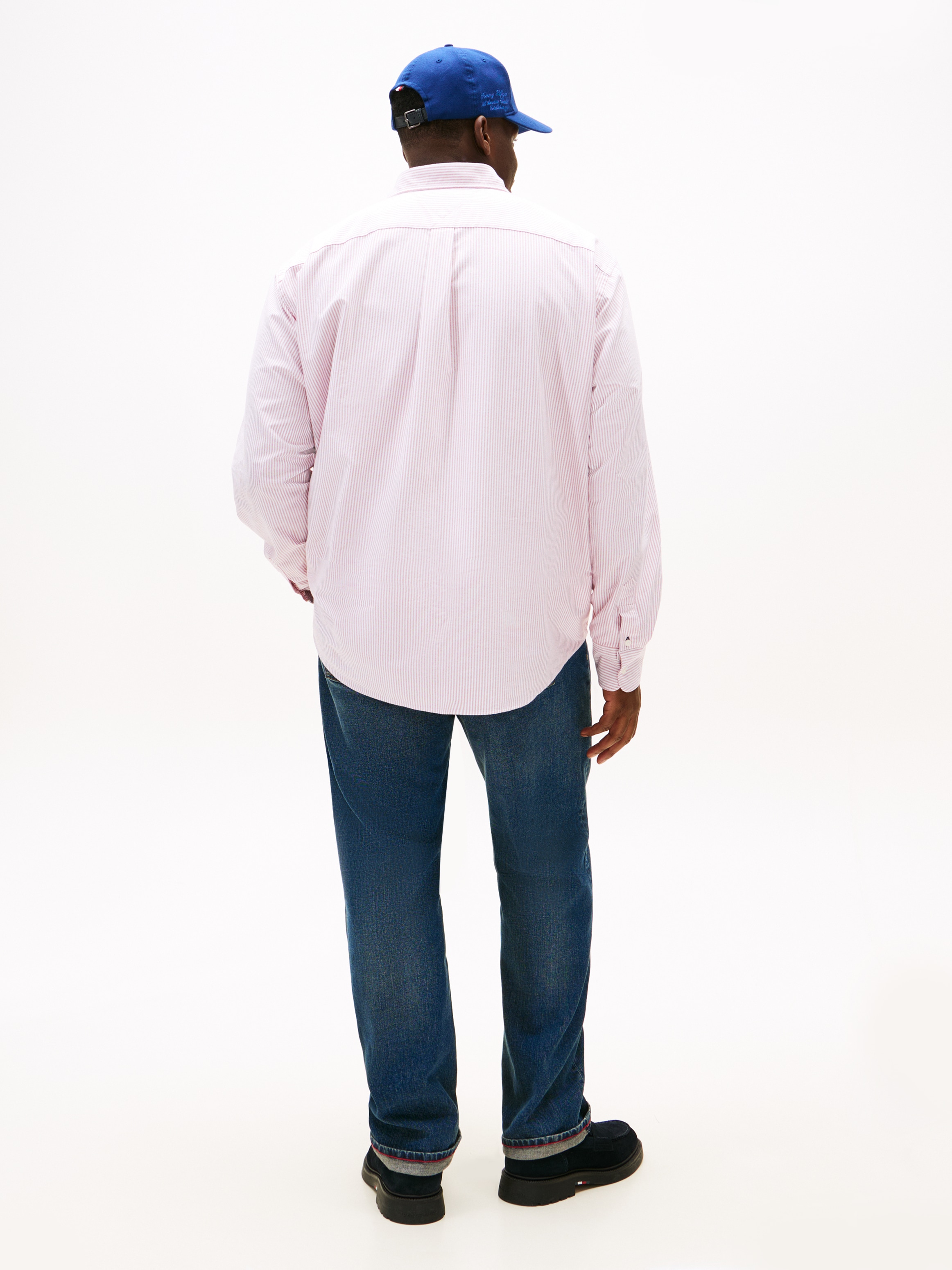 Tommy Hilfiger Big & Tall Chemise à manches longues »BT - HERITAGE OXFORD STRIPE« fein gestreift, Grosse Grössen, regular fit, Button-down-Kragen