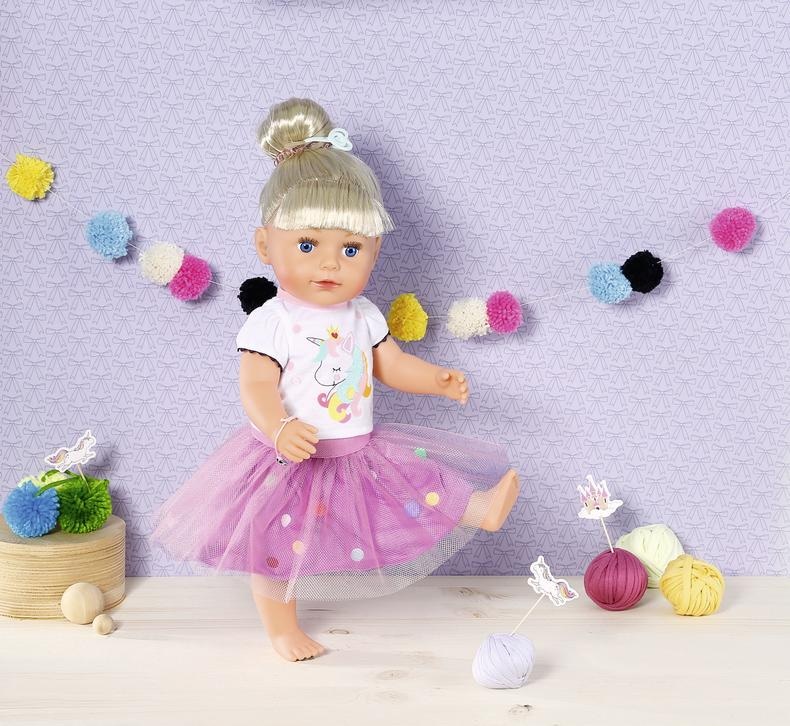 Zapf Creation® Puppenkleidung »Dolly Moda, Shirt mit Tutu 39-46 cm«