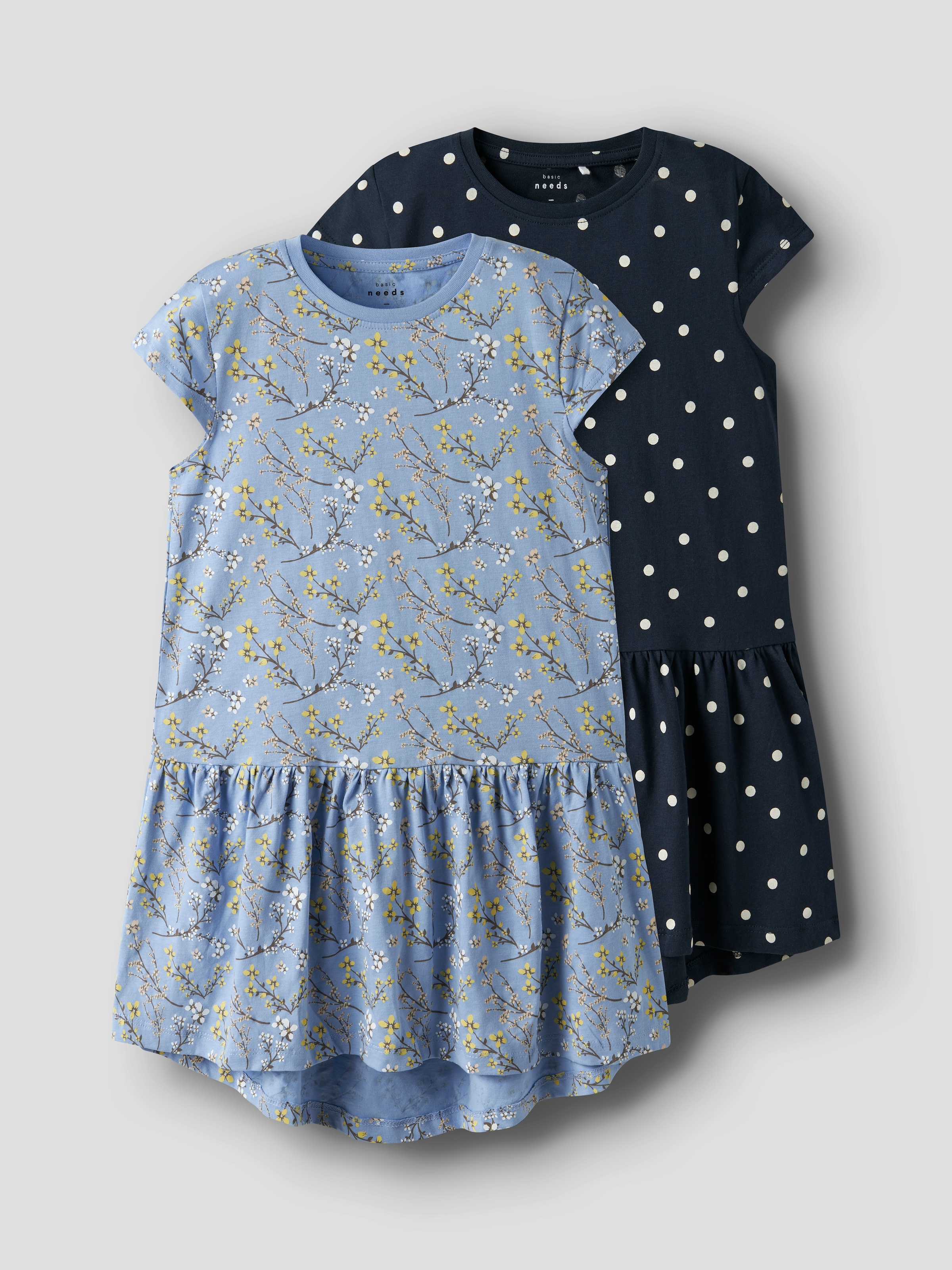 Name It Minikleid »NKFVIGGA 2P CAPSL DRESS«, (Packung, 2 tlg.)