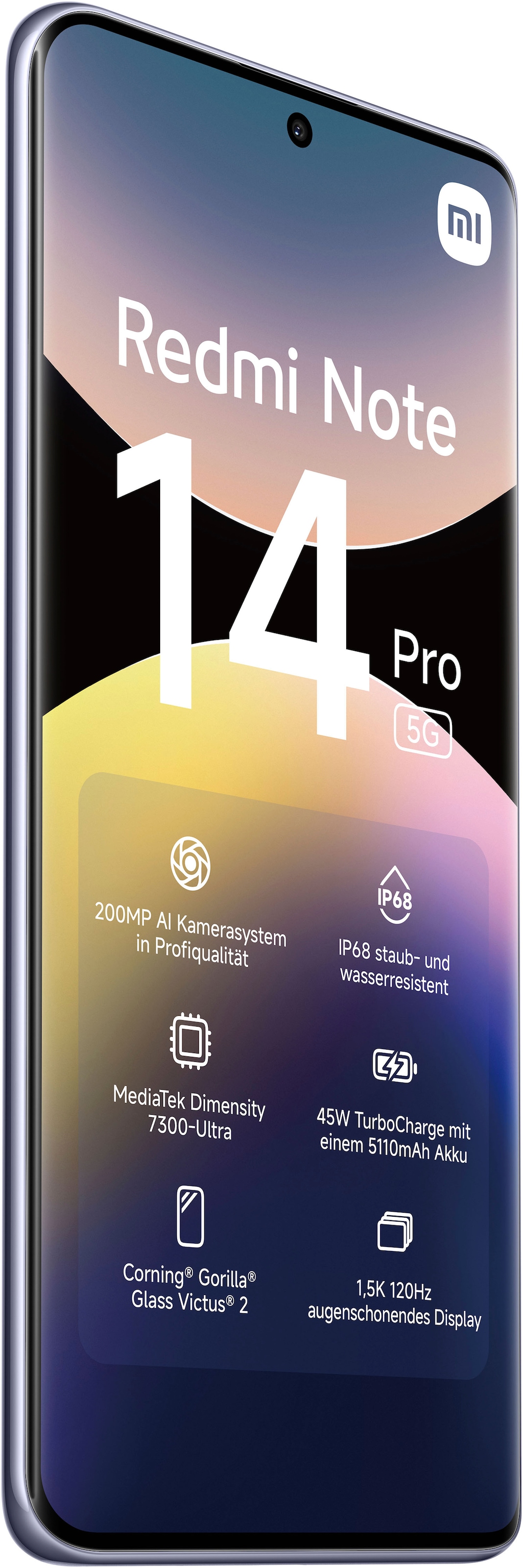 Xiaomi Smartphone »Redmi Note 14 Pro 5G« Lavendelviolett