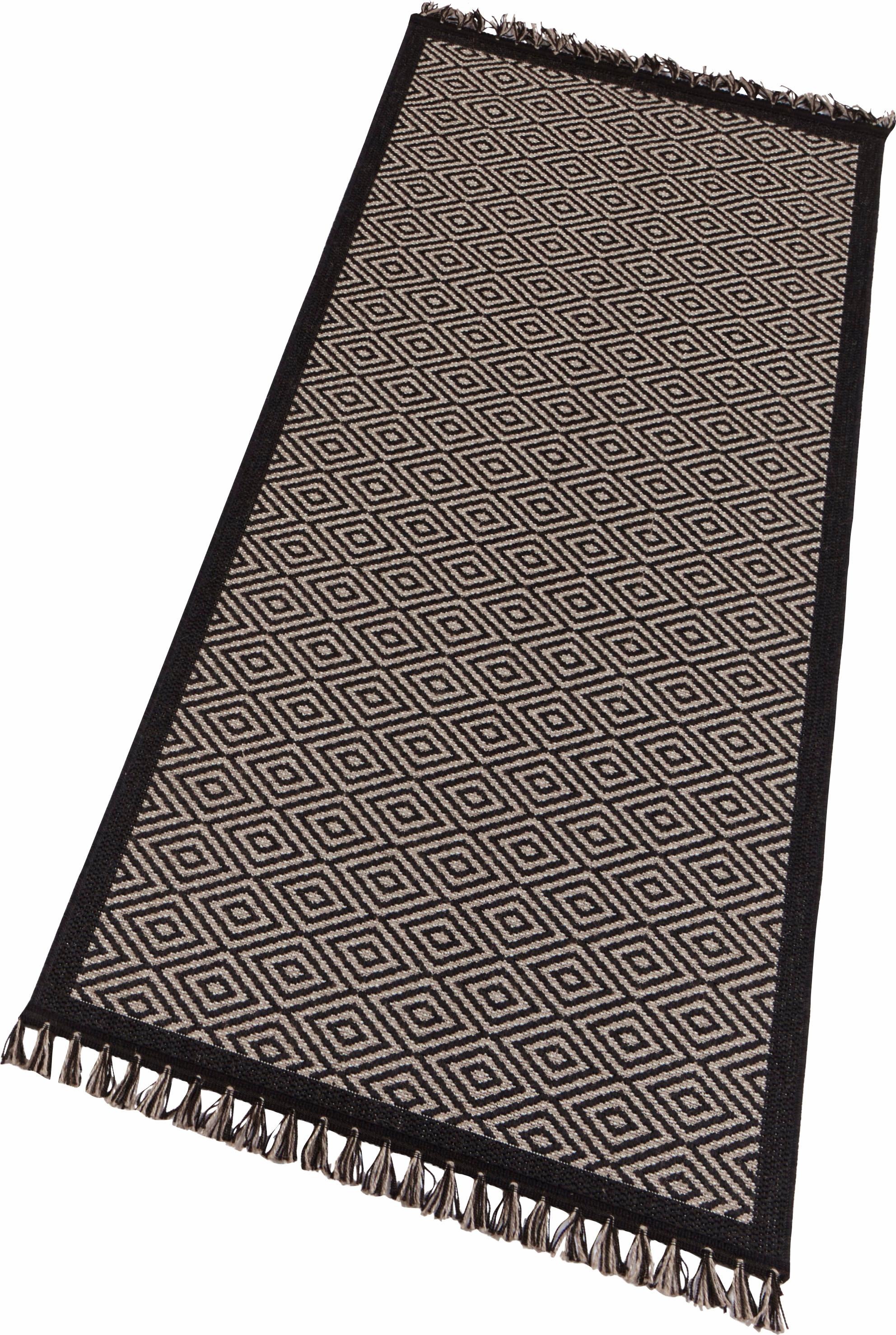 Image of freundin Home Collection Läufer »Oslo«, rechteckig, 3 mm Höhe, Flachgewebe, Handmade Look mit Fransen, Naturoptik, Wohnzimmer, Schlafzimmer, Arbeitszimmer, Robust, Pflegeleicht bei Ackermann Versand Schweiz