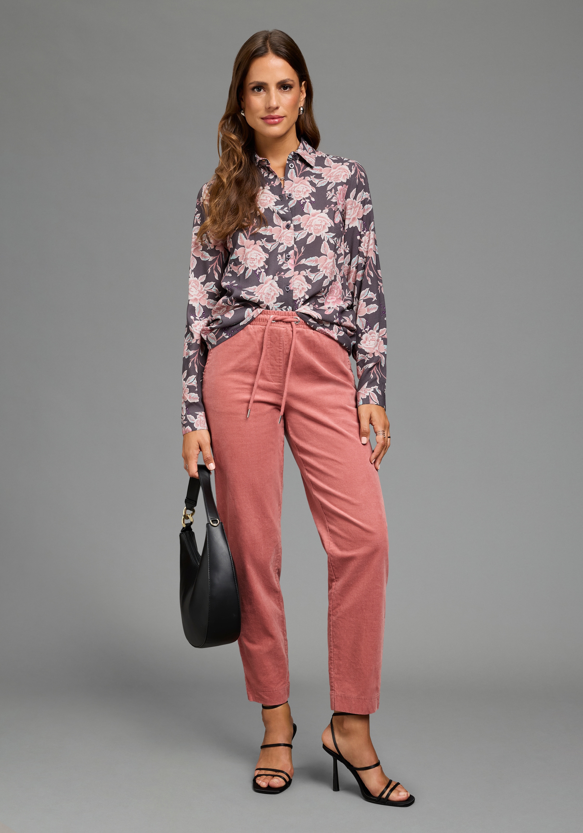Laura Scott Paquet, pack de 2,  manches longues, en viscose, 1x uni et 1x imprimé