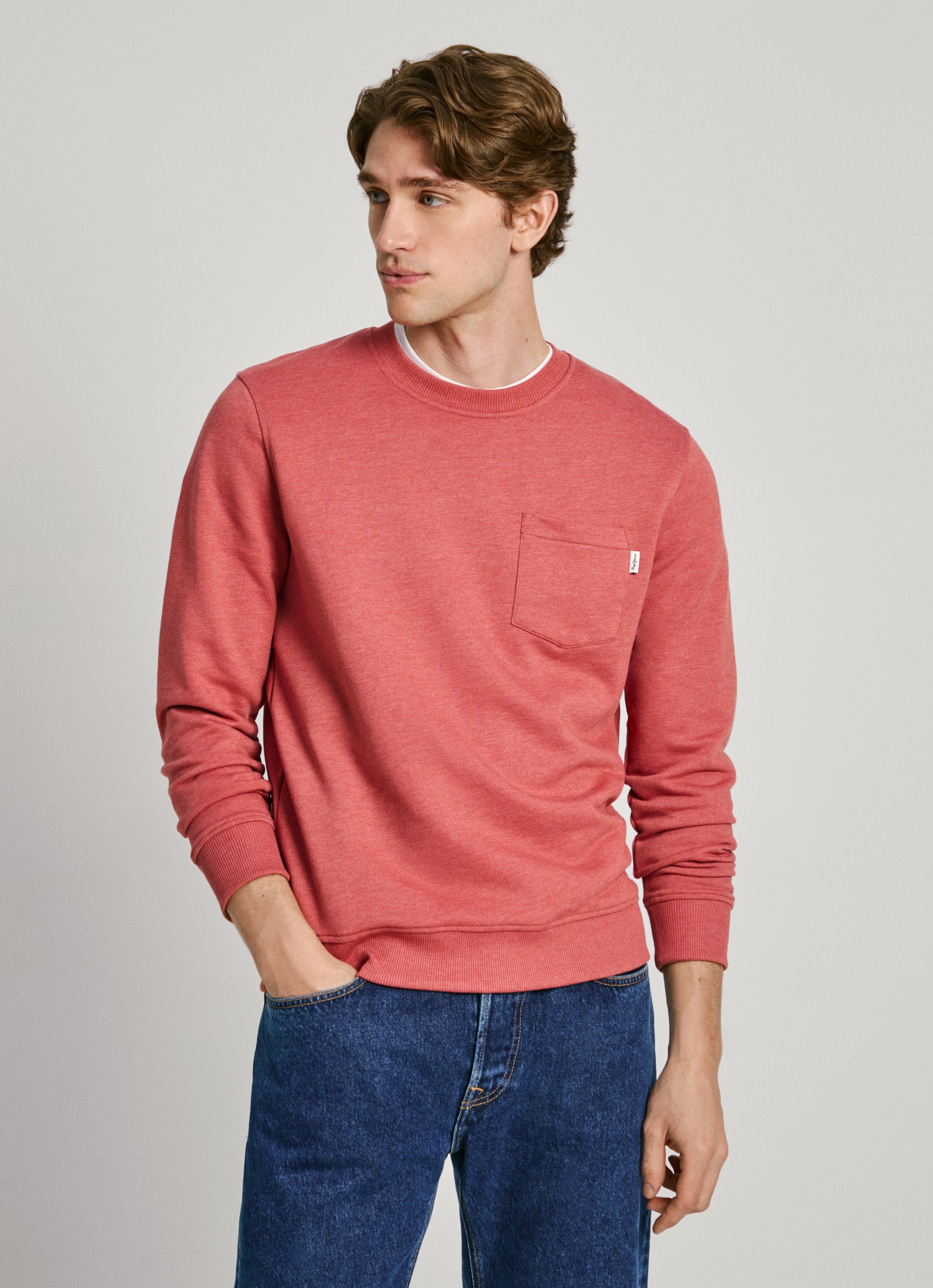 Pepe Jeans Sweatshirt »MANS CREW«, mit Brusttasche