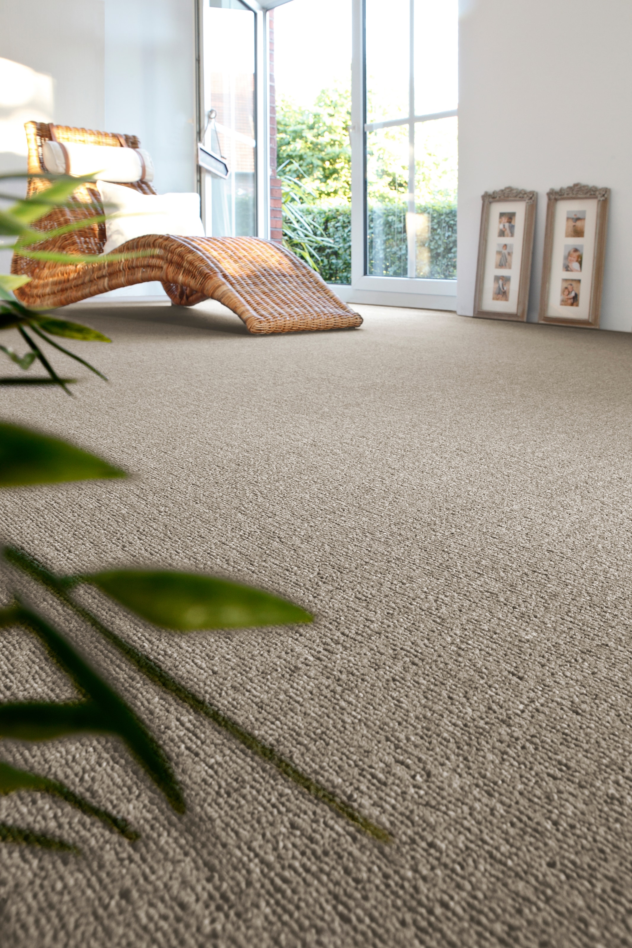 Teppichboden Nadelfilz Invita sand 400 cm breit (Meterware)
