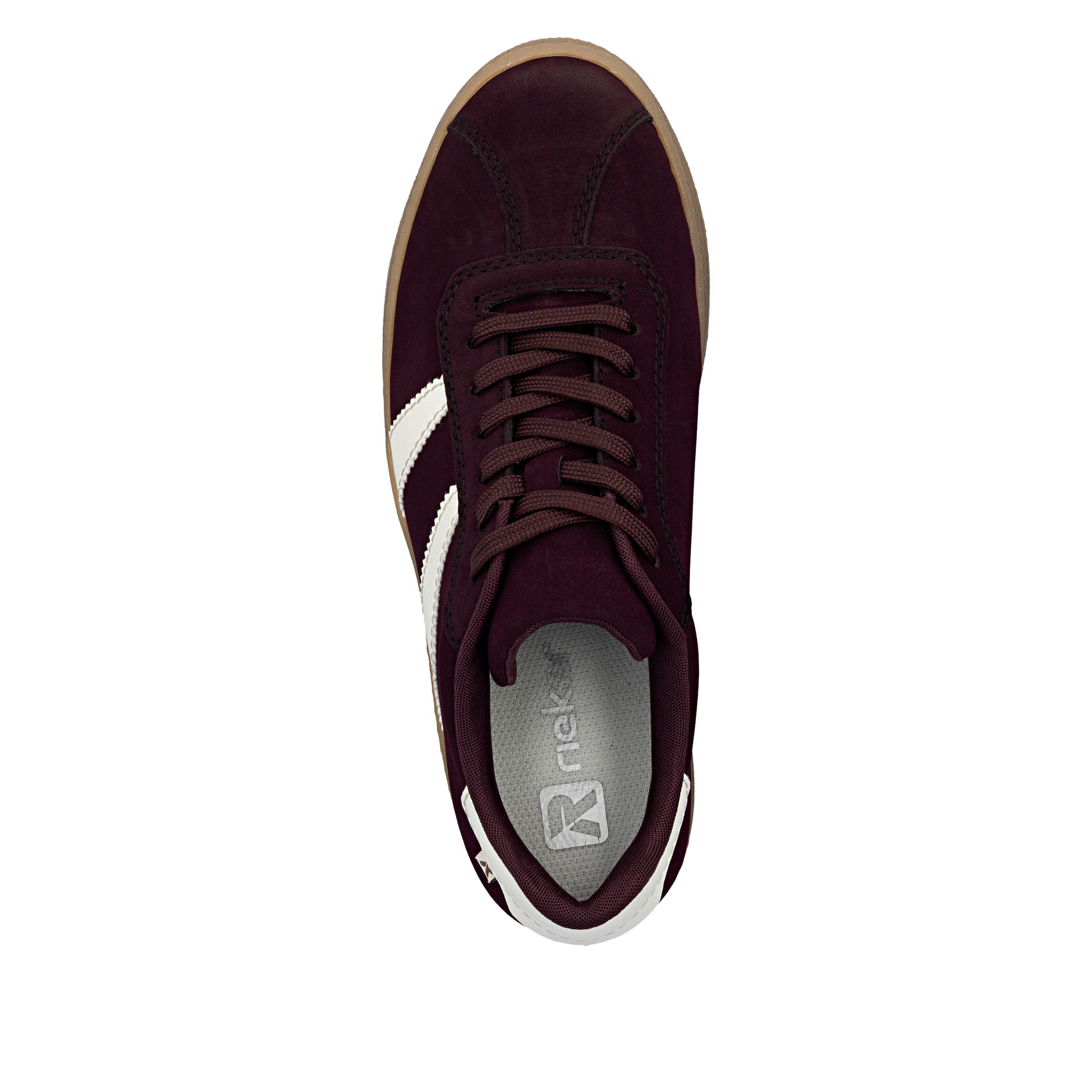 Rieker Baskets à plateforme  basket sneaker, sneaker rétro, chaussure à lacets avec col doux