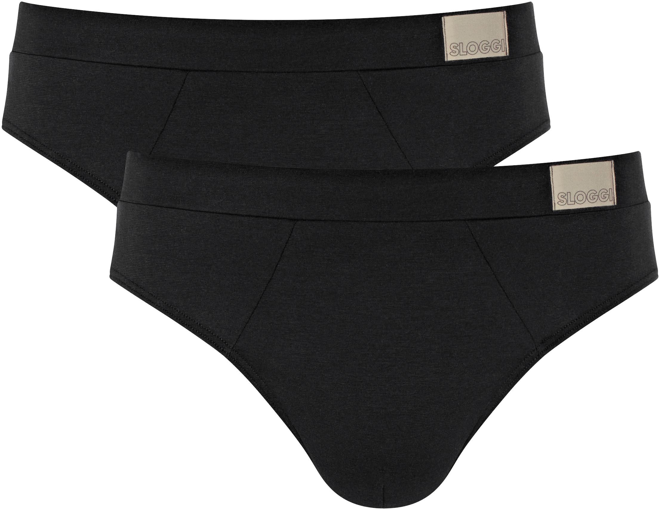 Slip »men GO Natural Brief C2P«, (2er Pack), Tunnelbund