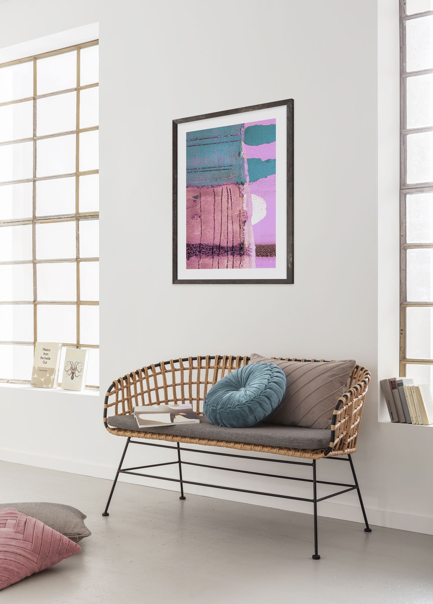 Komar Bild »Pinky Allegro« Natur 1 Stk. tlg. Wandbild zur Dekoration - ohne Rahmen