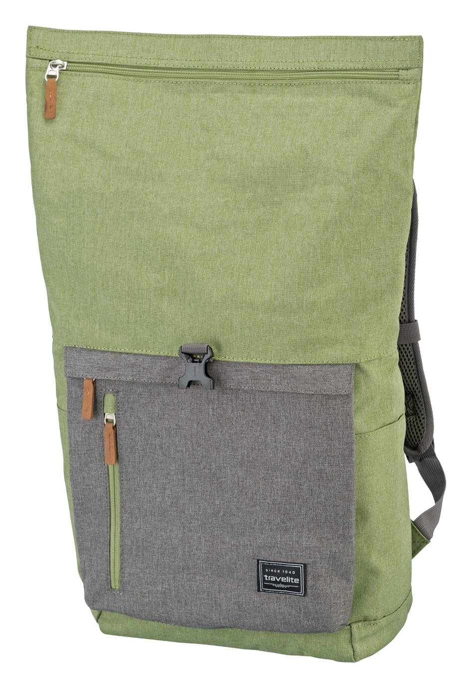 travelite Daypack »BASICS Rollup Rucksack«, Freizeitrucksack Wanderrucksack Reiserucksack Trolley-Aufsteck-System