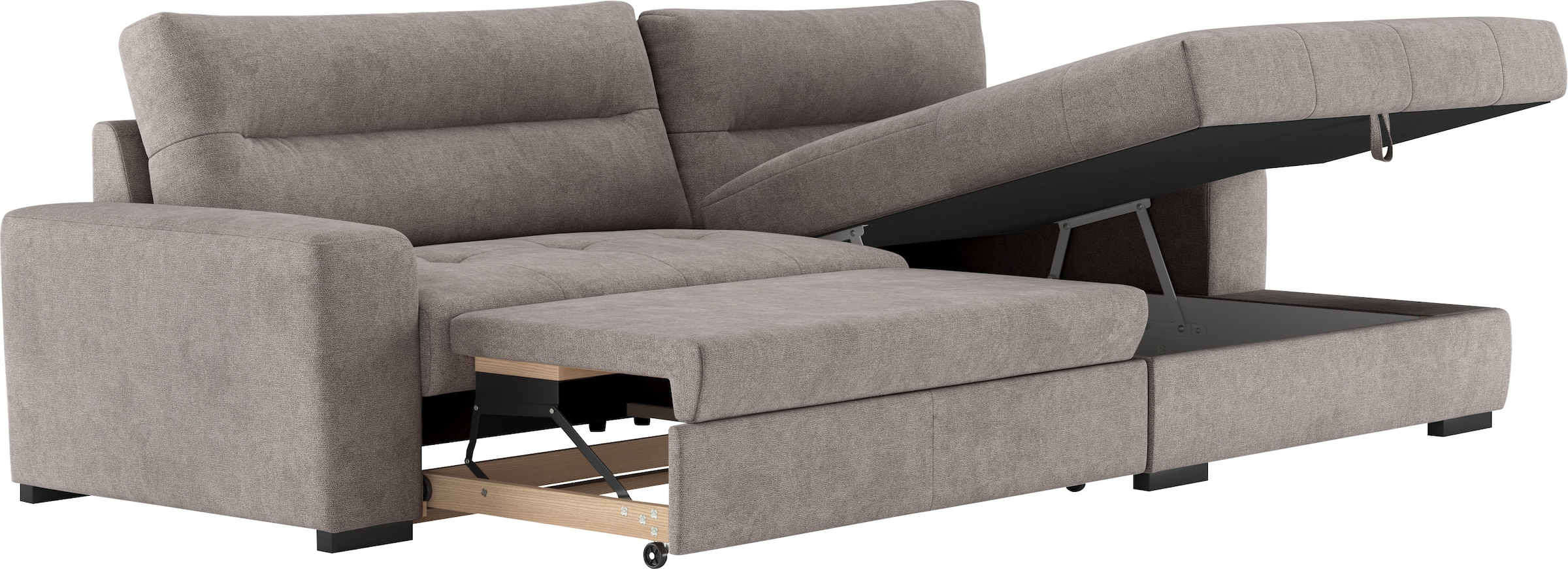 COTTA Ecksofa »Cappa L-Form«, wahlweise mit Bettfunktion & Bettkasten